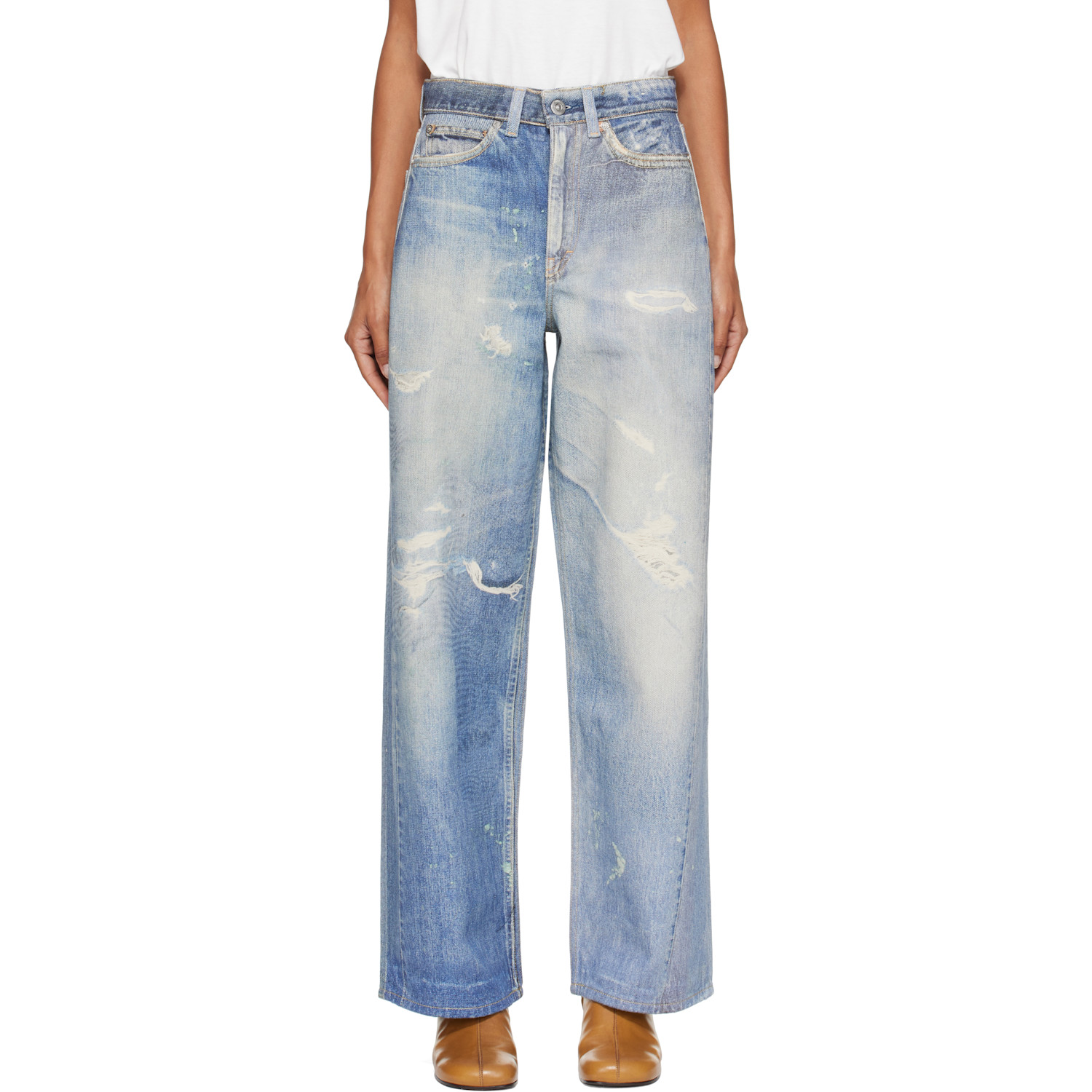 OUR LEGACY Blue Full Cut Jeans