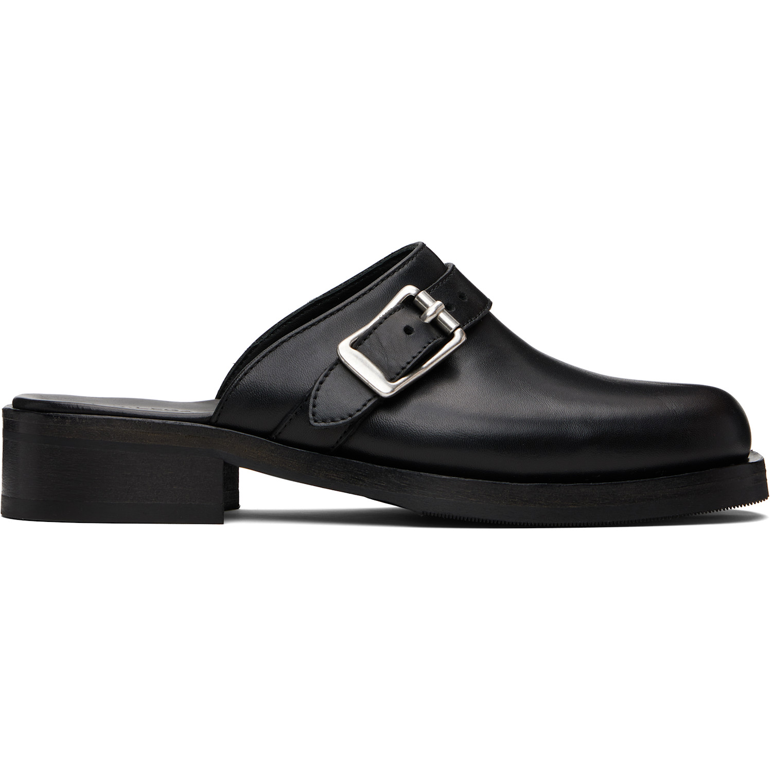 OUR LEGACY Black Camion Mule Loafers