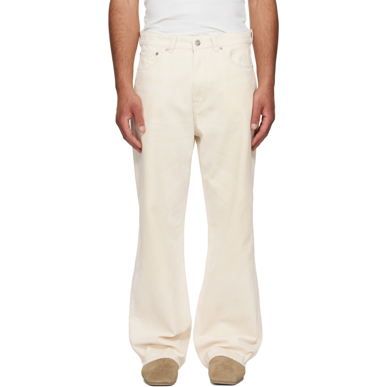 OUR LEGACY Off-White Third Cut Jeans