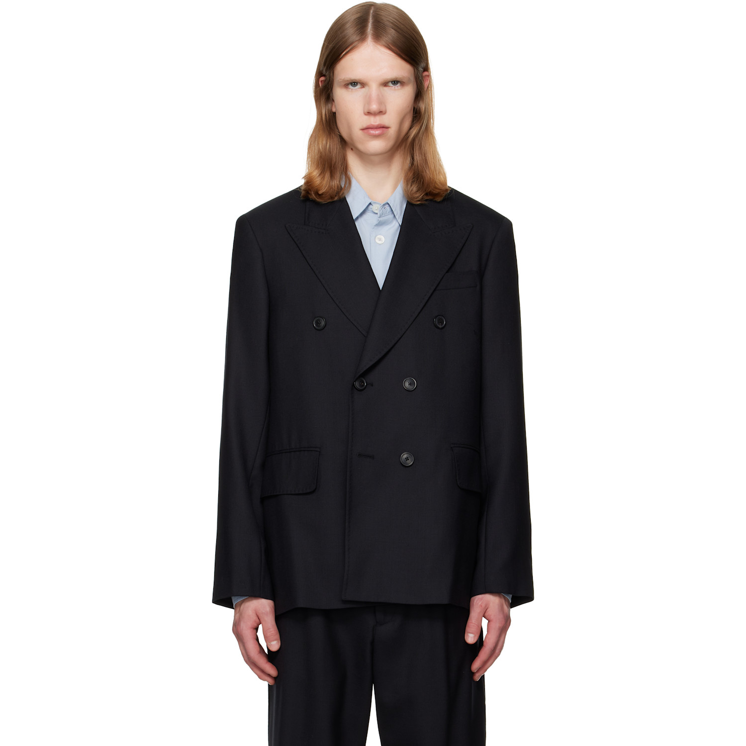 OUR LEGACY Black Unconstructed DB Blazer