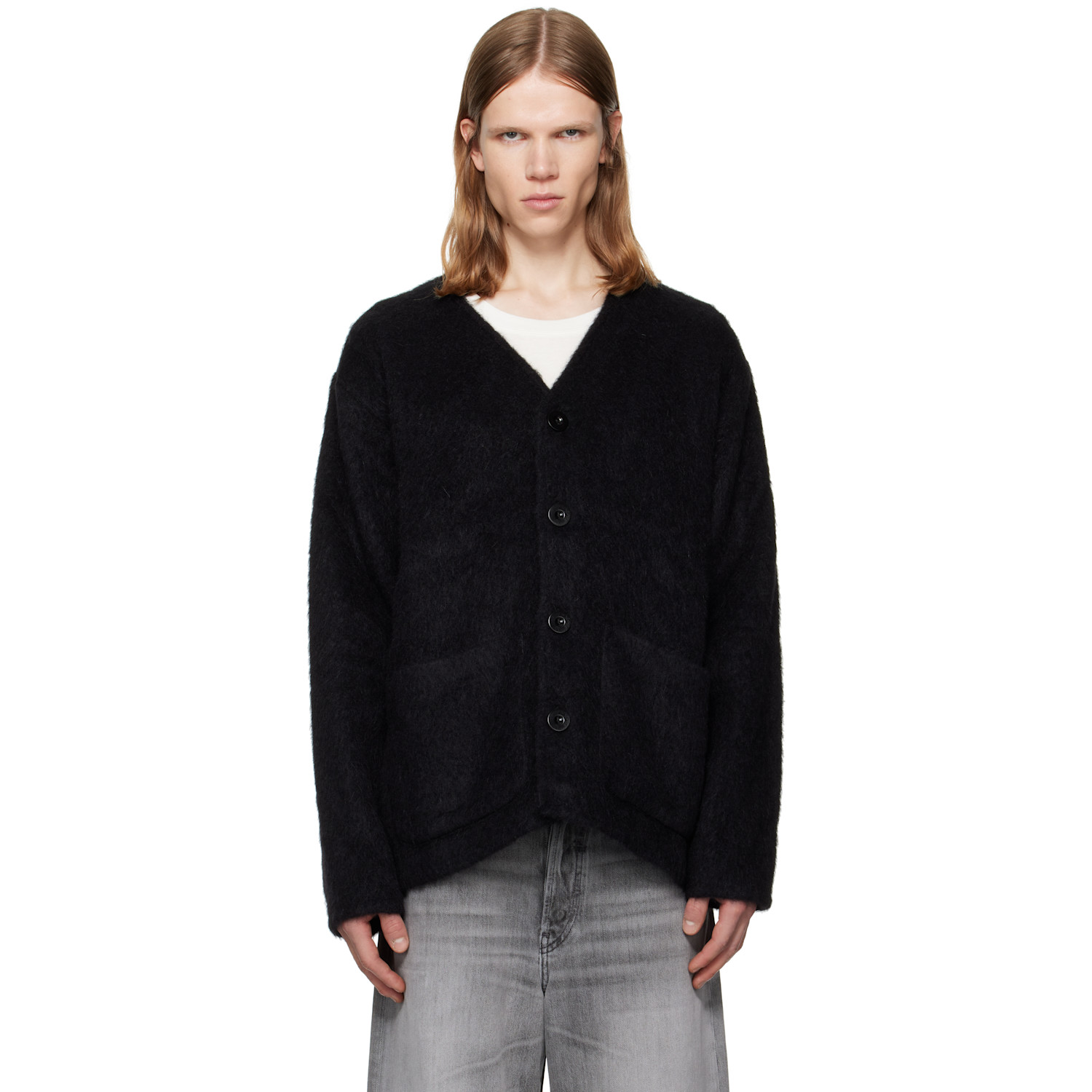 OUR LEGACY Black Wool Cardigan