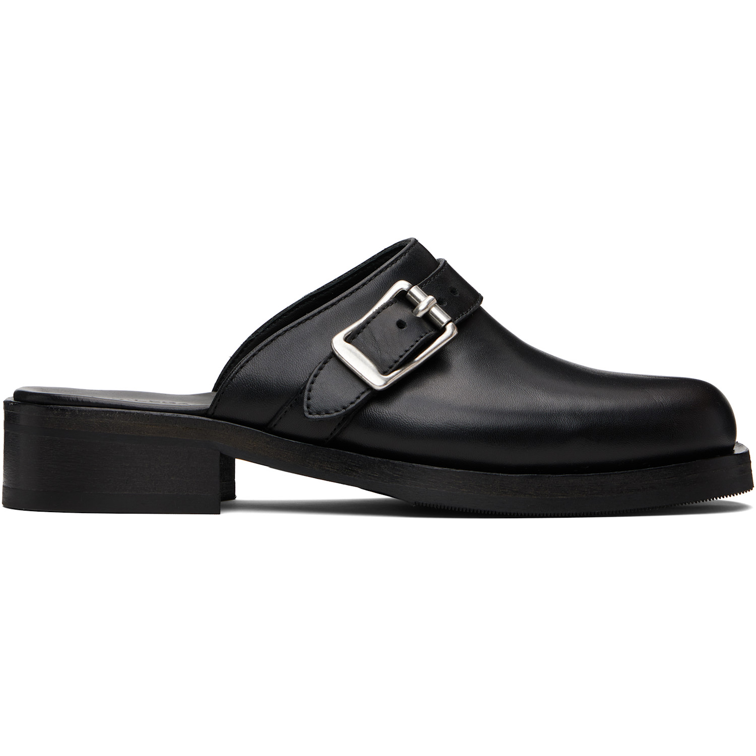 OUR LEGACY Black Camion Mule Loafers