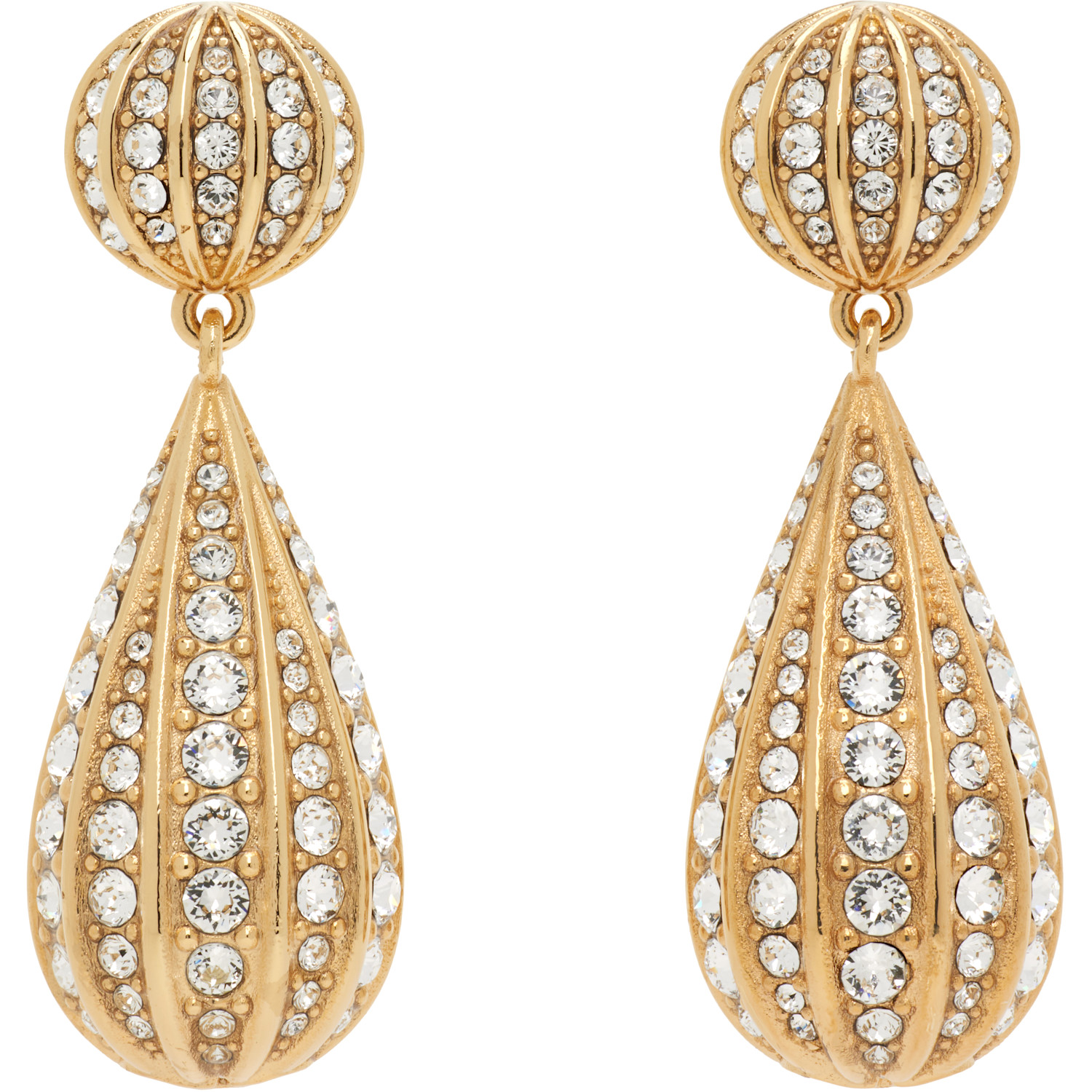 Valentino Garavani 'Poetiques Des Gouttes' Metal & Swarovski Crystal Earrings