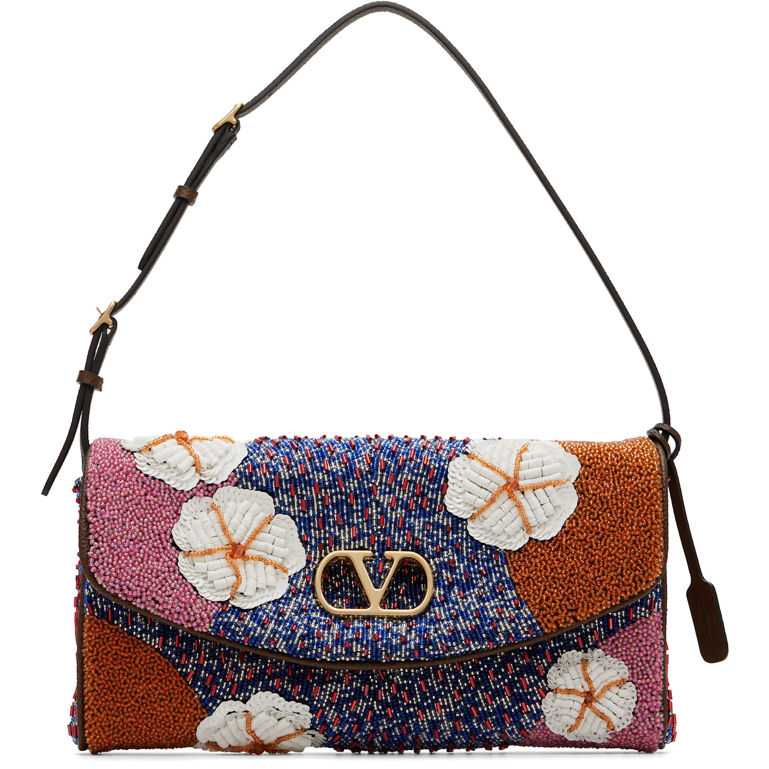 Valentino Garavani Multicolor Devain Small Embroidered Shoulder Bag