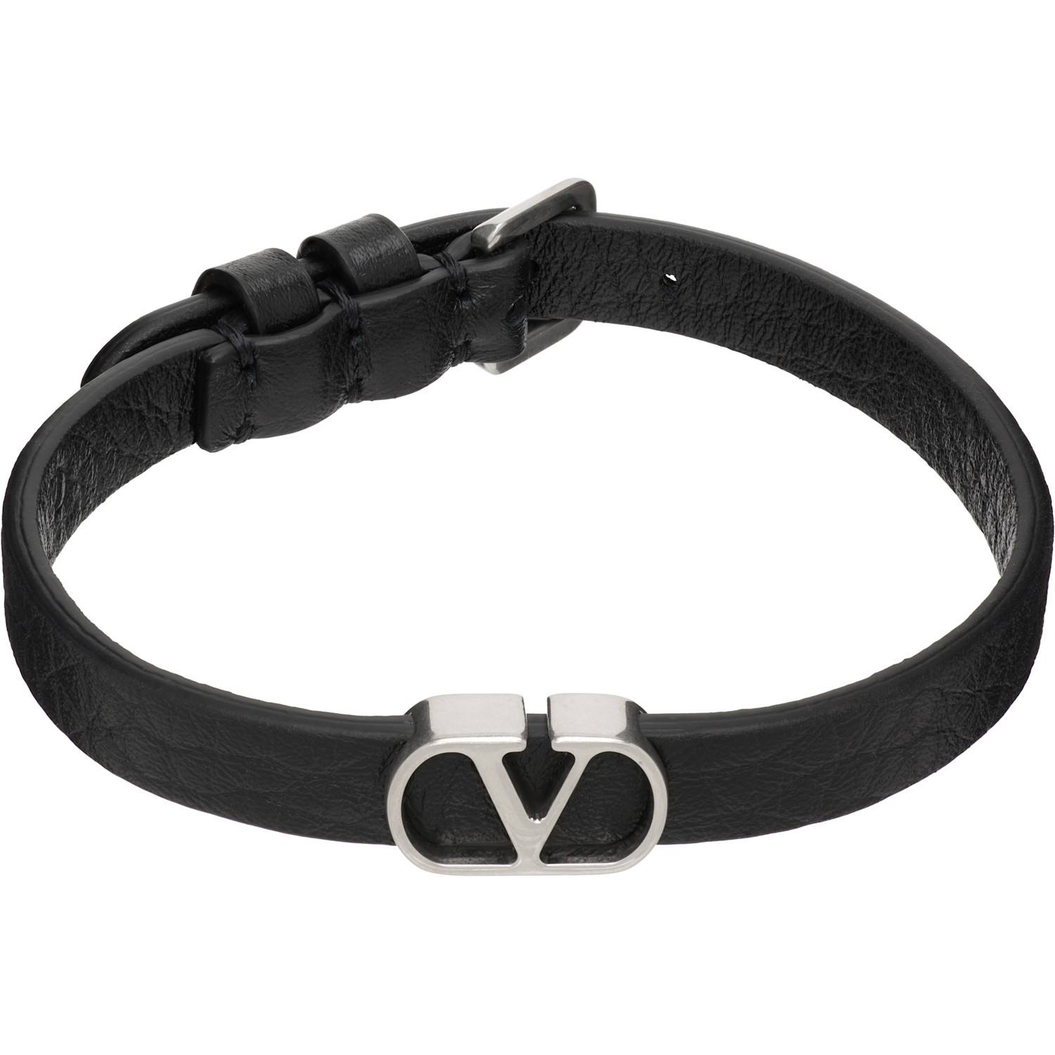 Valentino Garavani VLogo Signature Leather Bracelet
