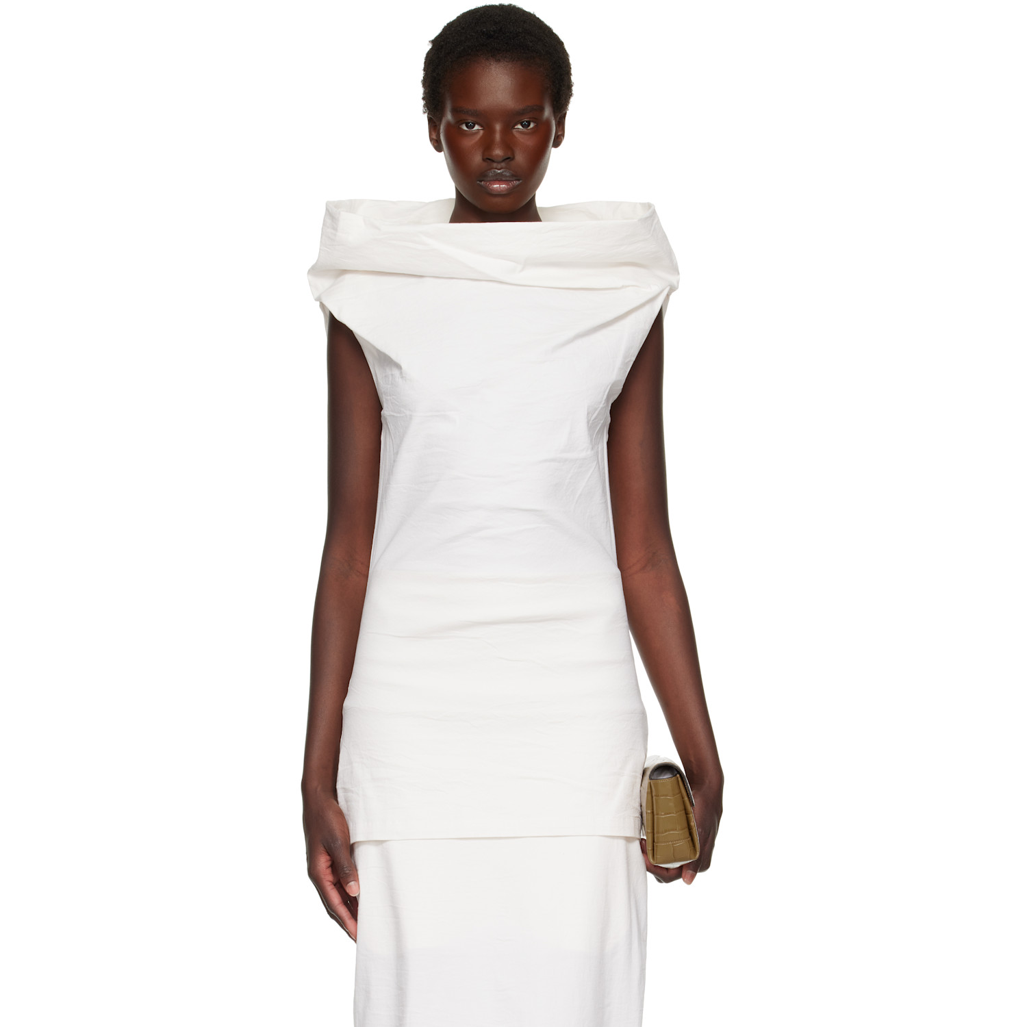 ISSEY MIYAKE Off-White Allow Top