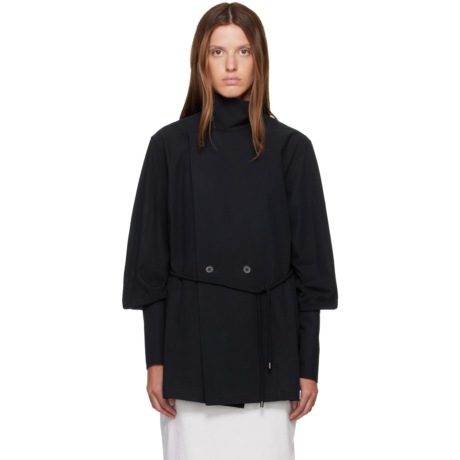 ISSEY MIYAKE Black 'Monsieur' Shirt