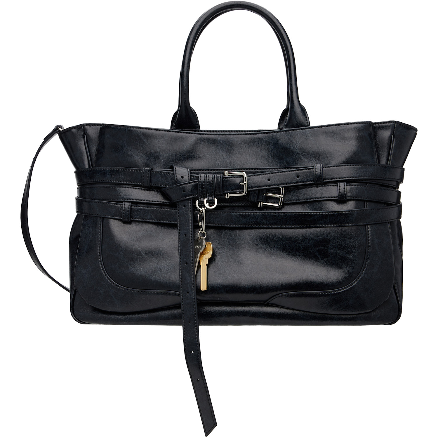 OSOI Black Tote Brocle Bag