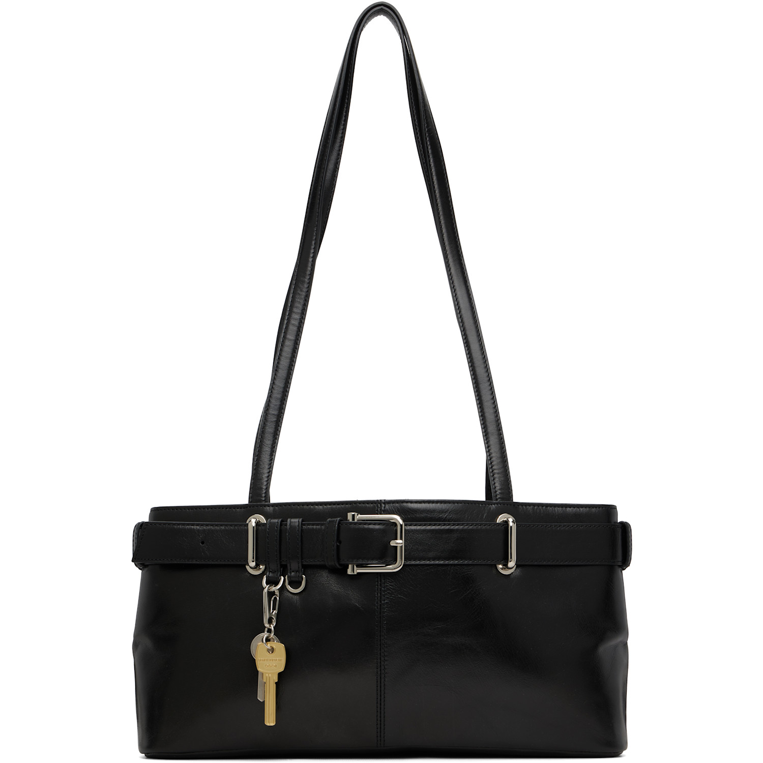 OSOI Black Shoulder Brocle Bag