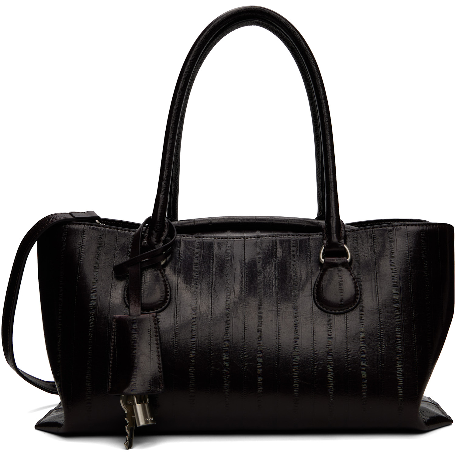 Osoi Brown Shell Brot Tote In Tide Brown