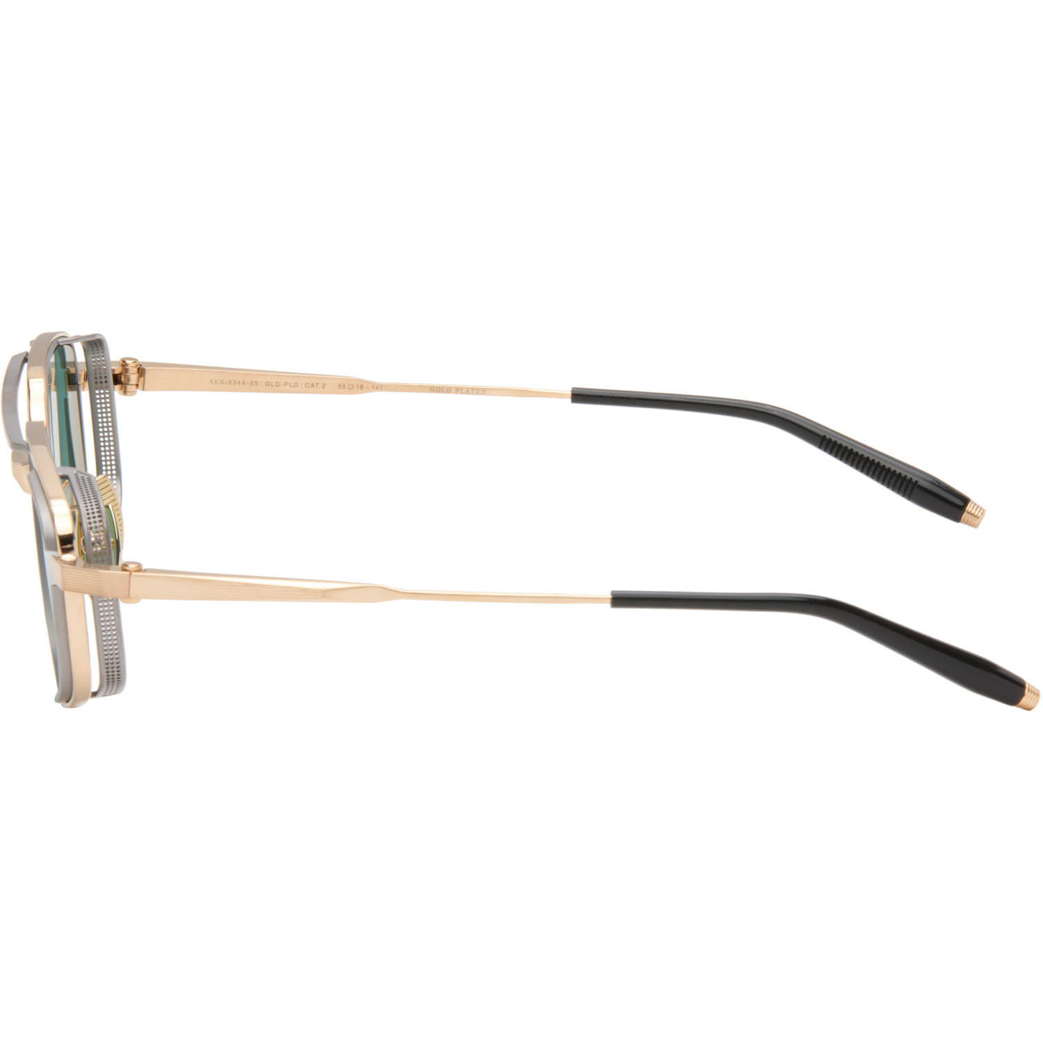  Akoni Gold & Gunmetal Atlantis Sunglasses 