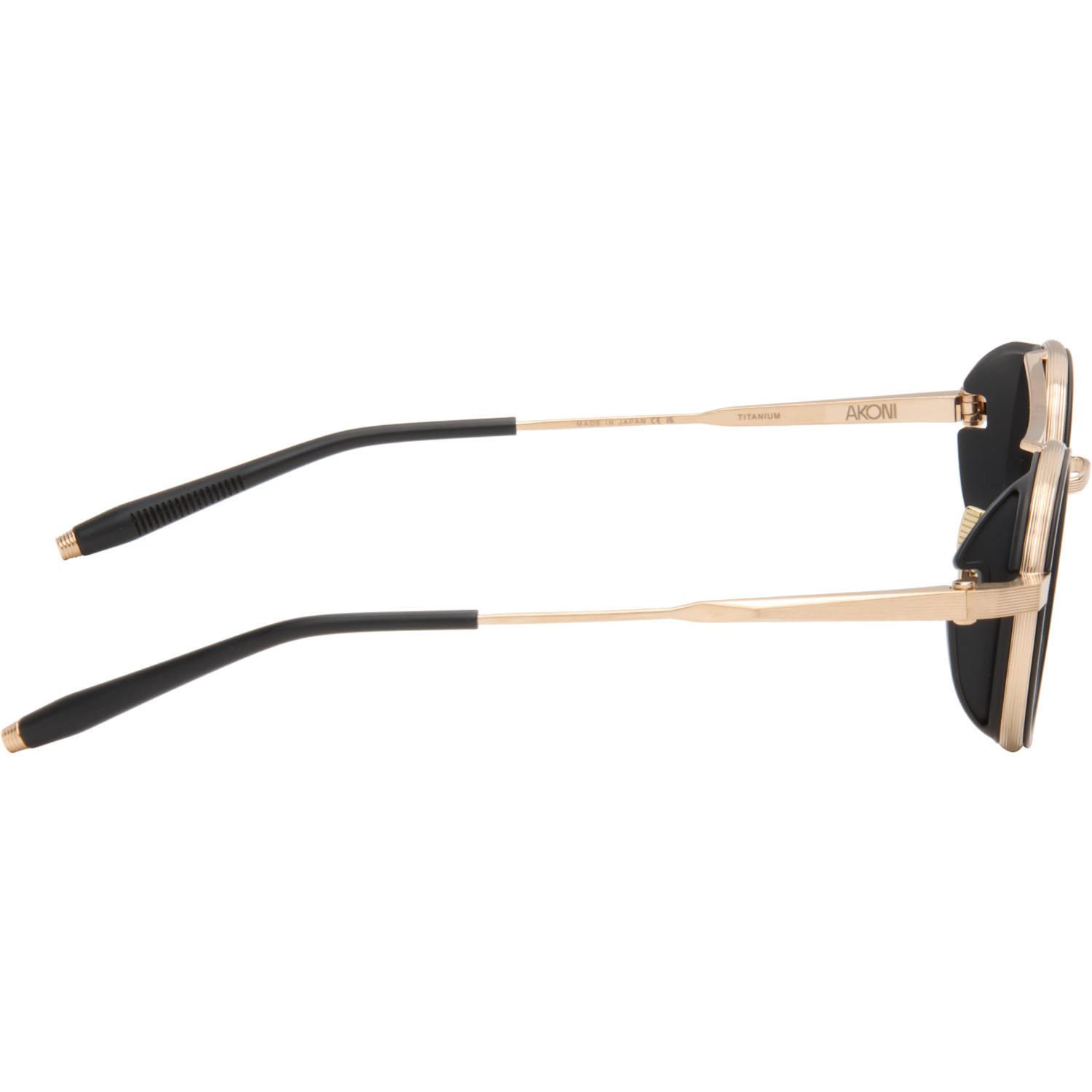 Akoni Gold & Black Astria Sunglasses 