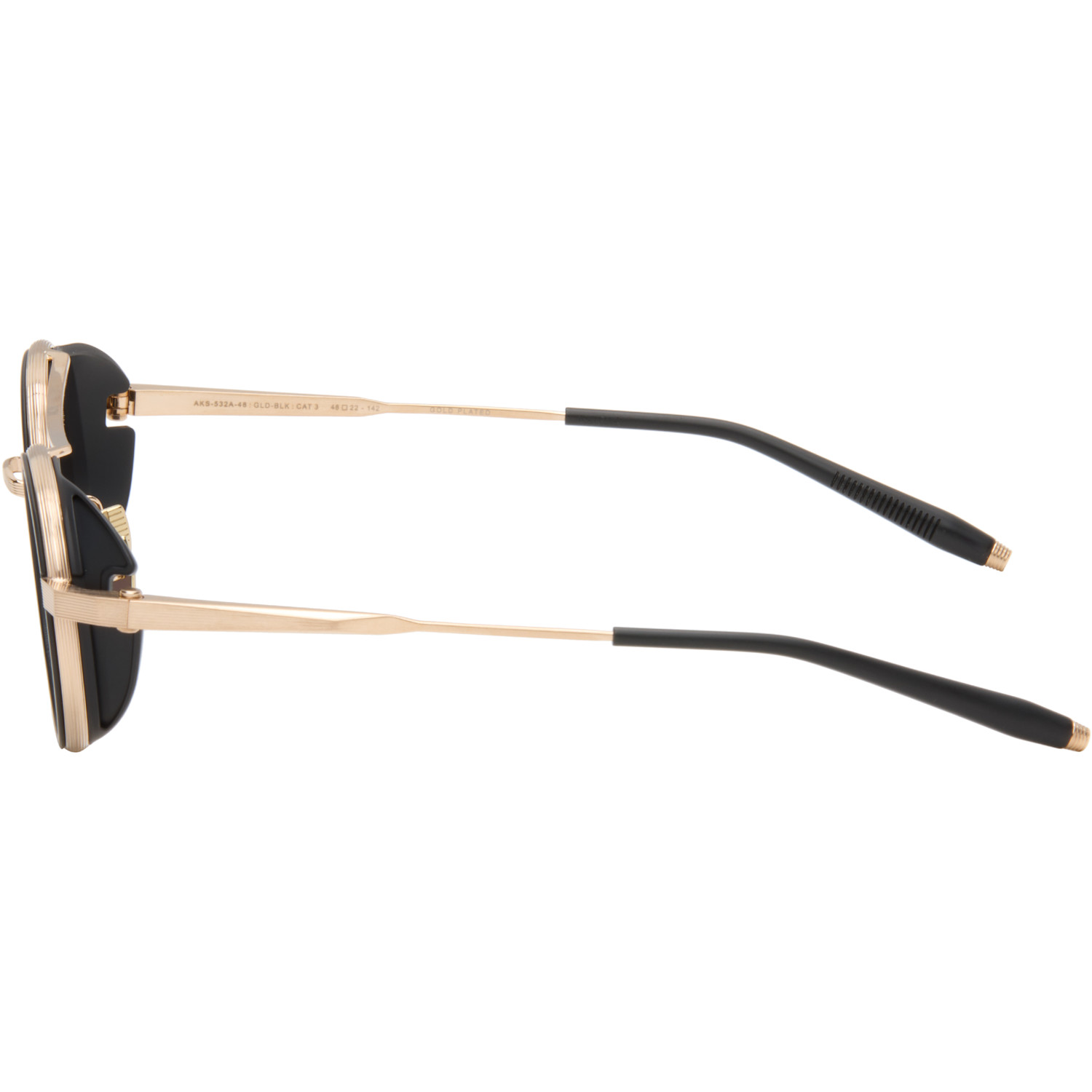  Akoni Gold & Black Astria Sunglasses 
