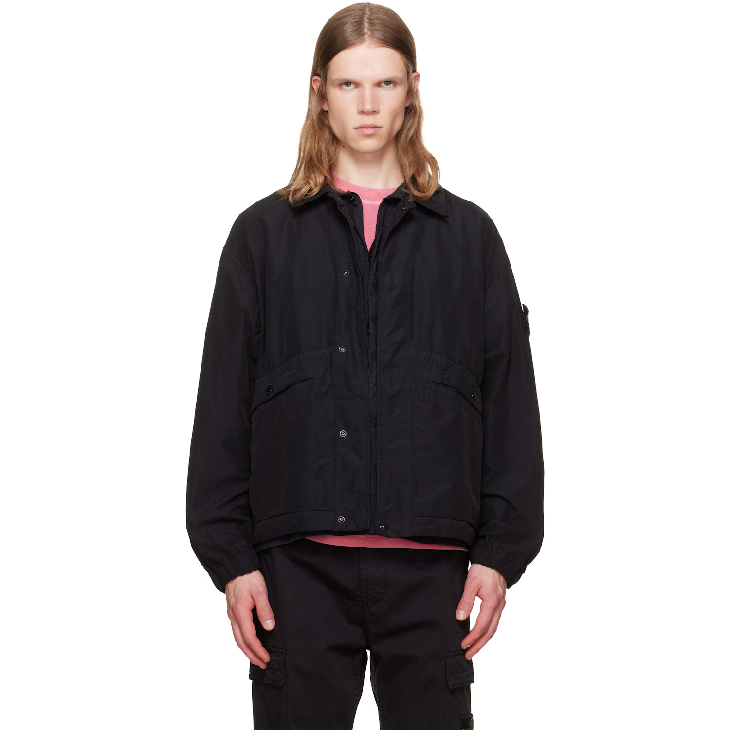 Stone Island Black David Light-TC Jacket