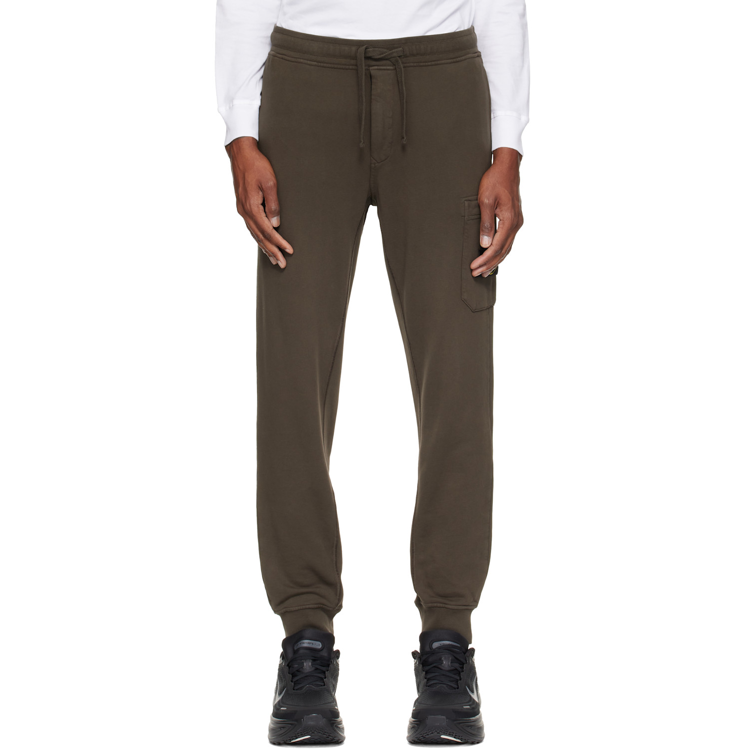 Stone Island Taupe 6200010 Organic Cotton Sweatpants