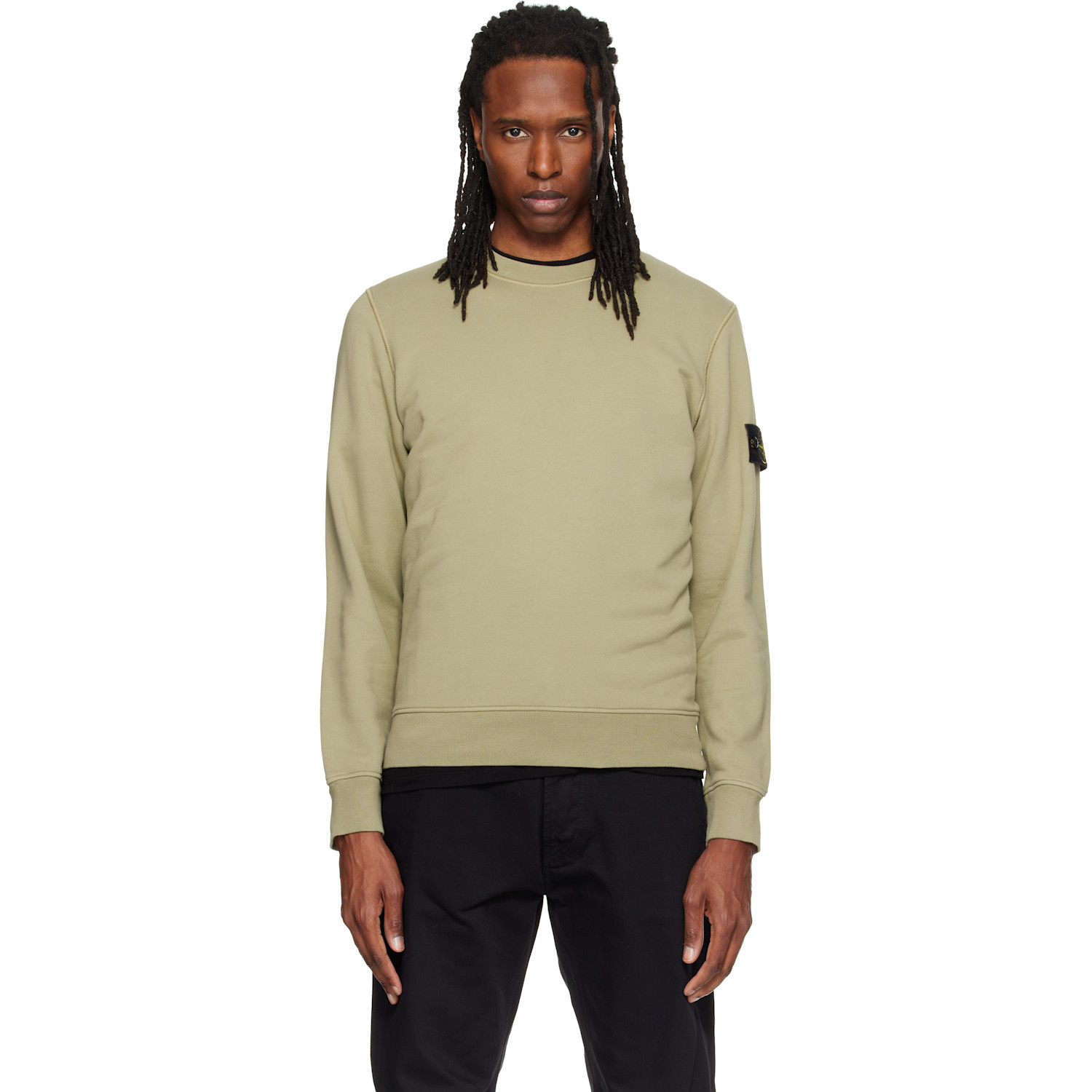 Stone Island Green 6100060 Organic Cotton Sweatshirt