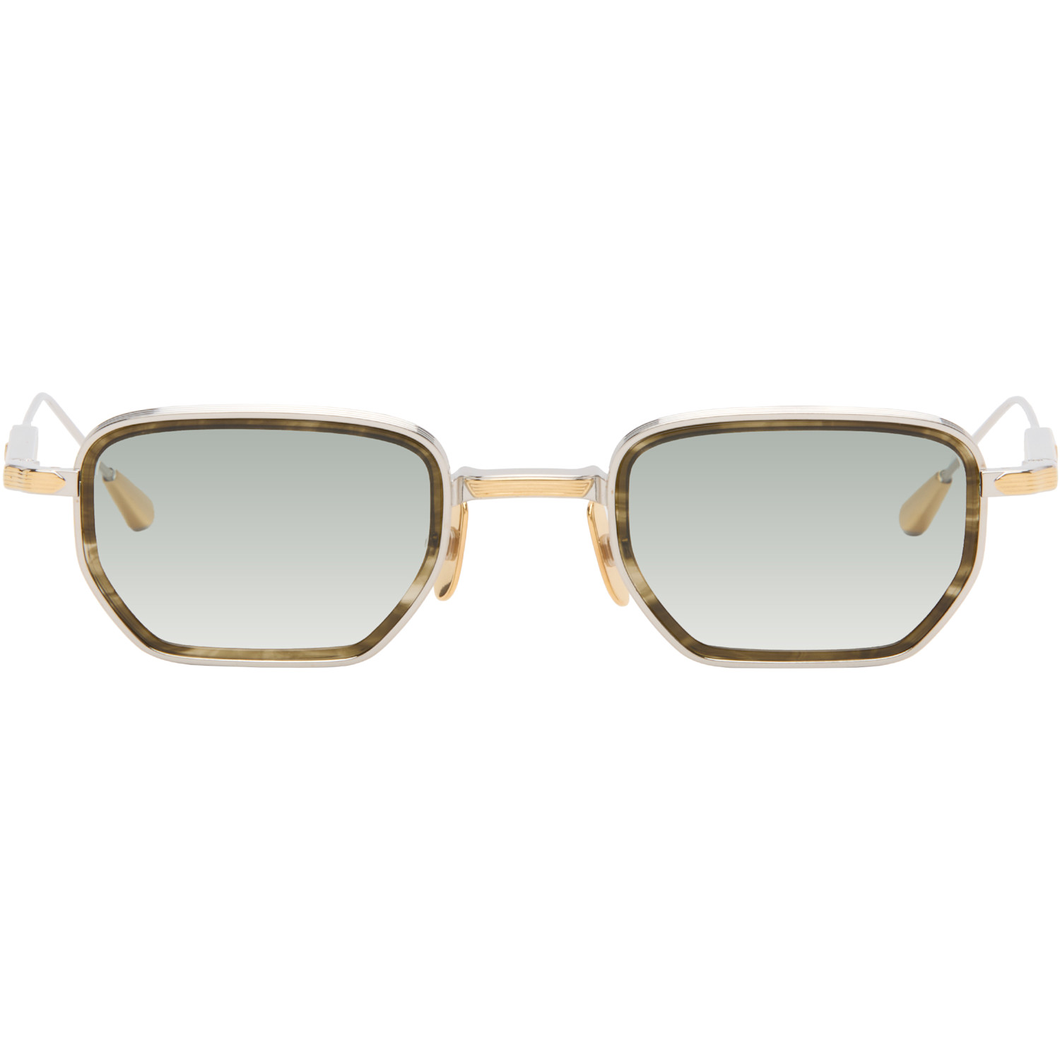 Lunetterie Générale Silver & Gold 'All the Time in the World' Sunglasses