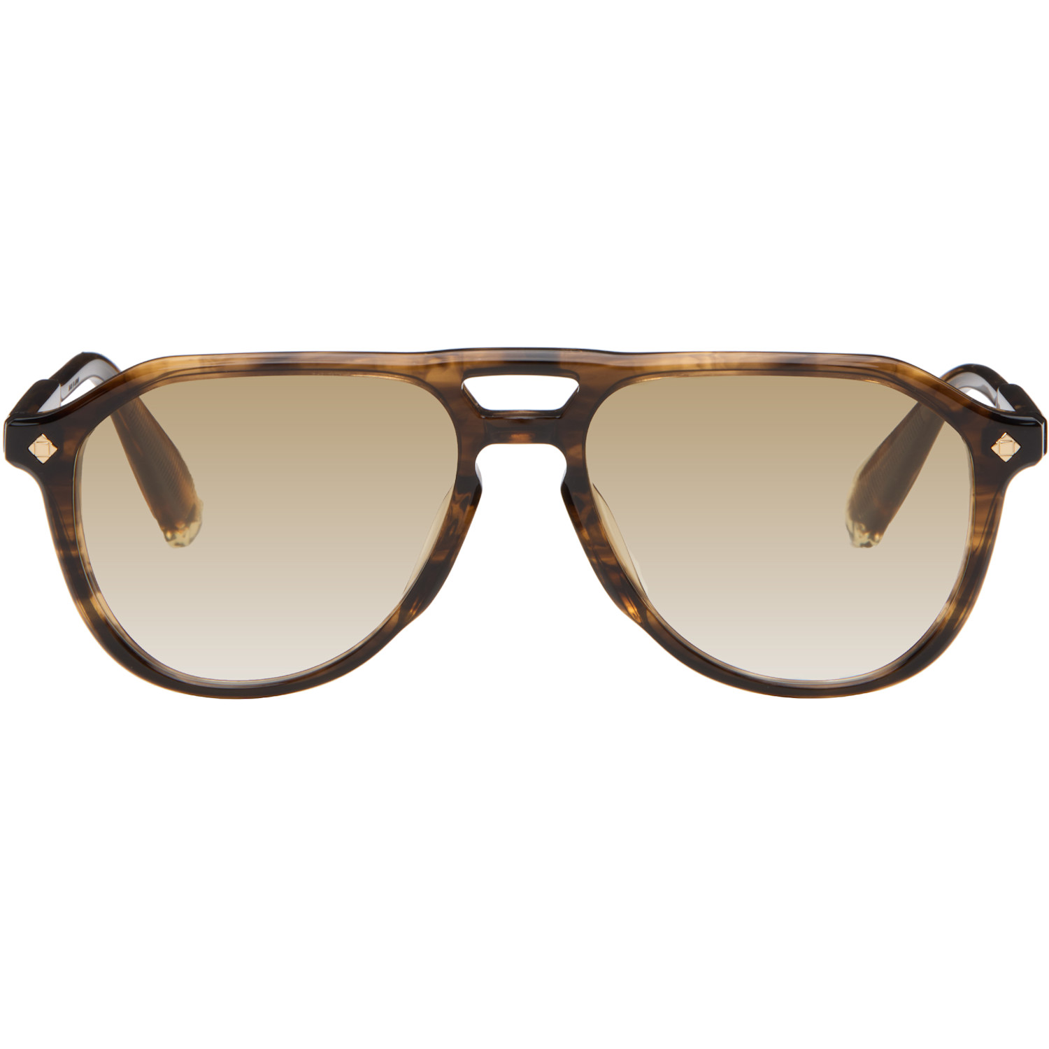 Lunetterie Générale Brown 'Gran Turismo' Sunglasses