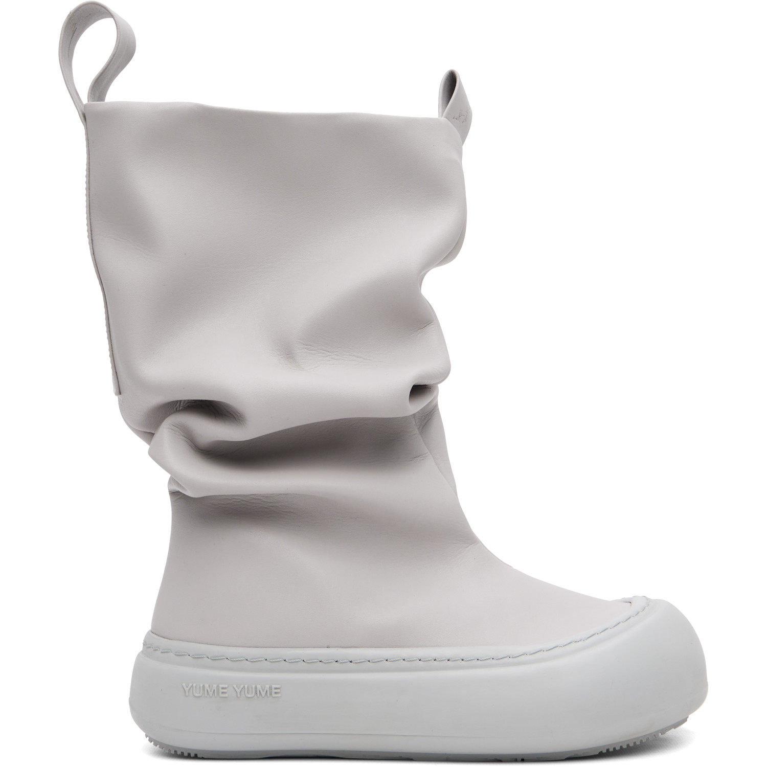 YUME YUME SSENSE Exclusive Gray Low Fisherman Boots