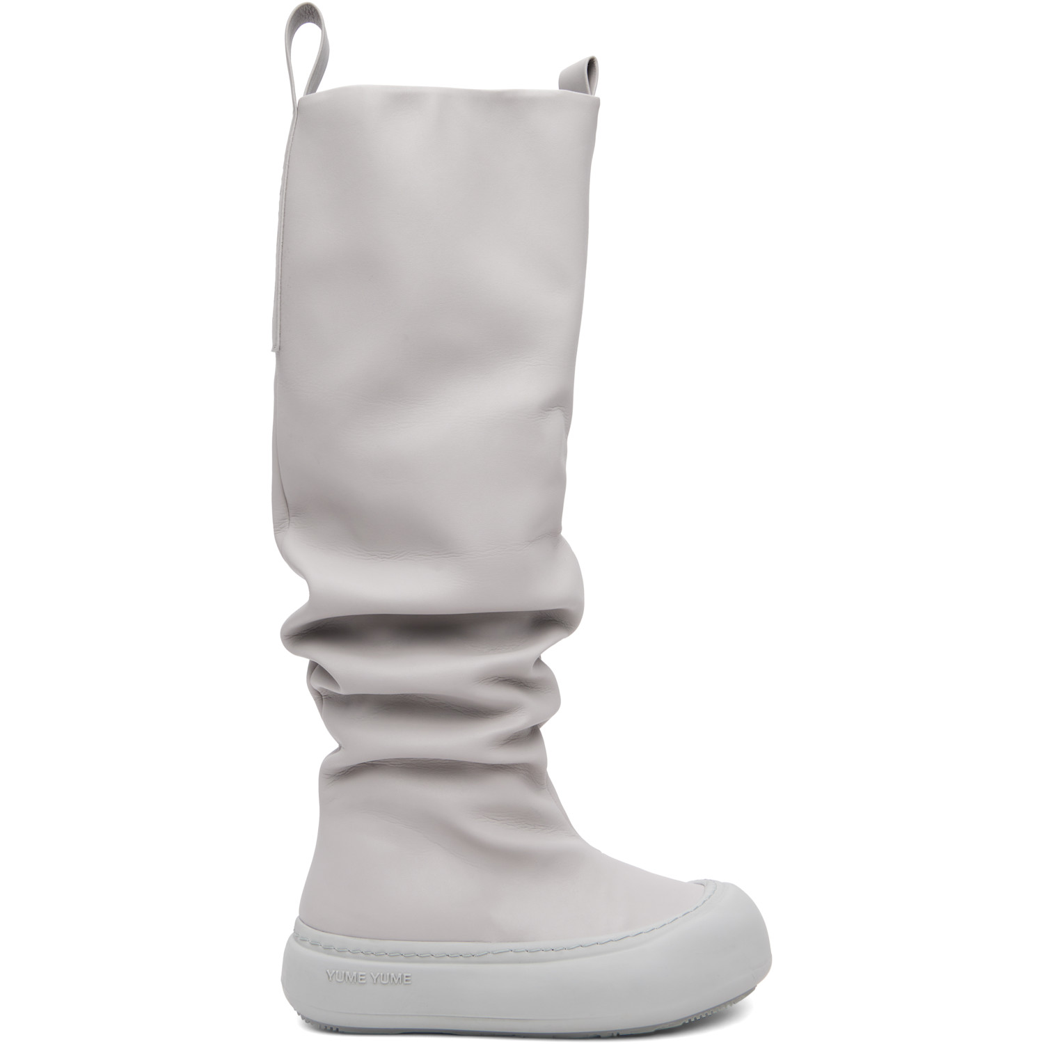 YUME YUME SSENSE Exclusive Gray Fisherman Tall Boots