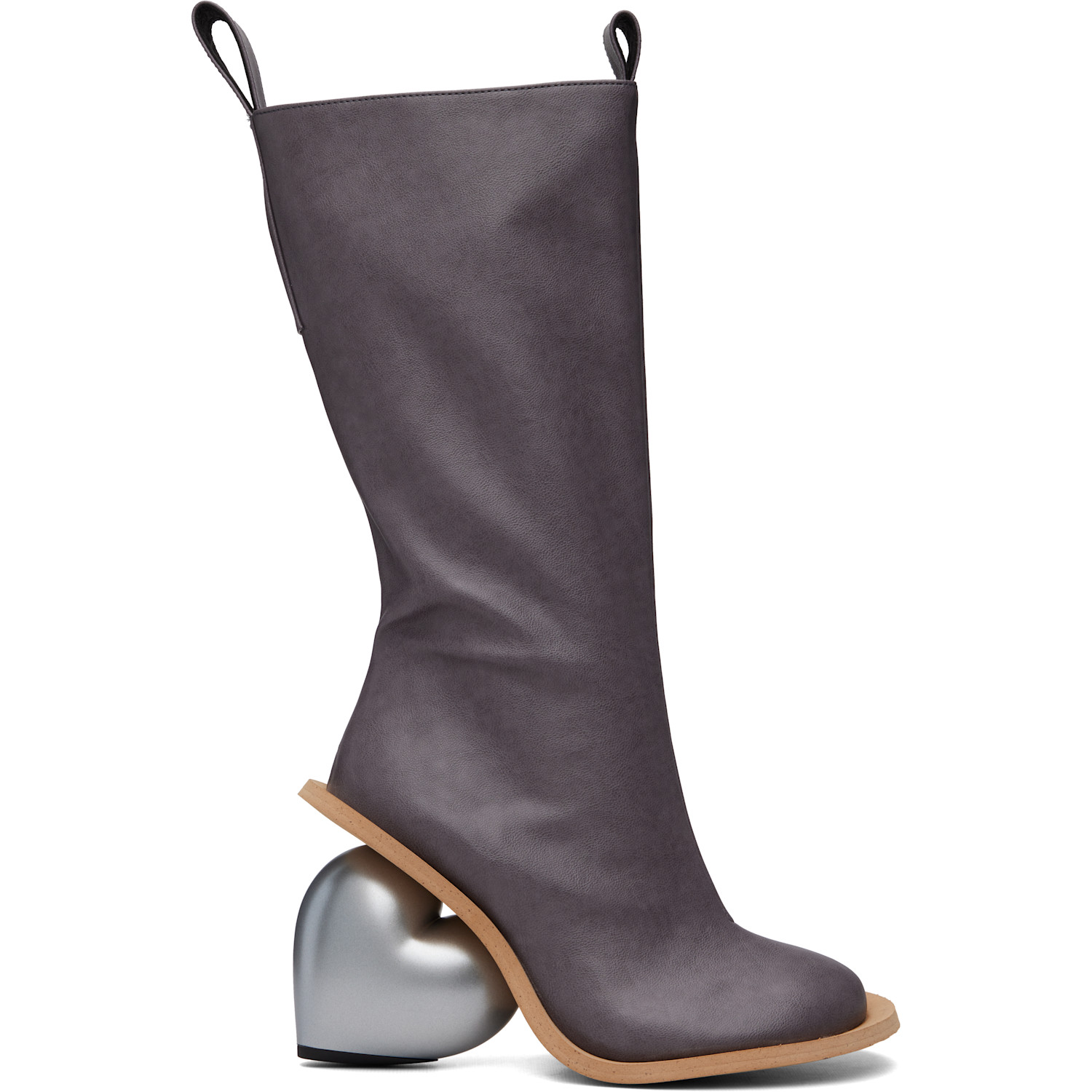 YUME YUME SSENSE Exclusive Gray Love Tall Boots