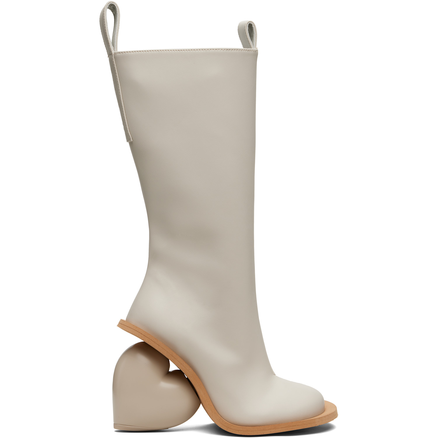 YUME YUME SSENSE Exclusive Beige Love Tall Boots