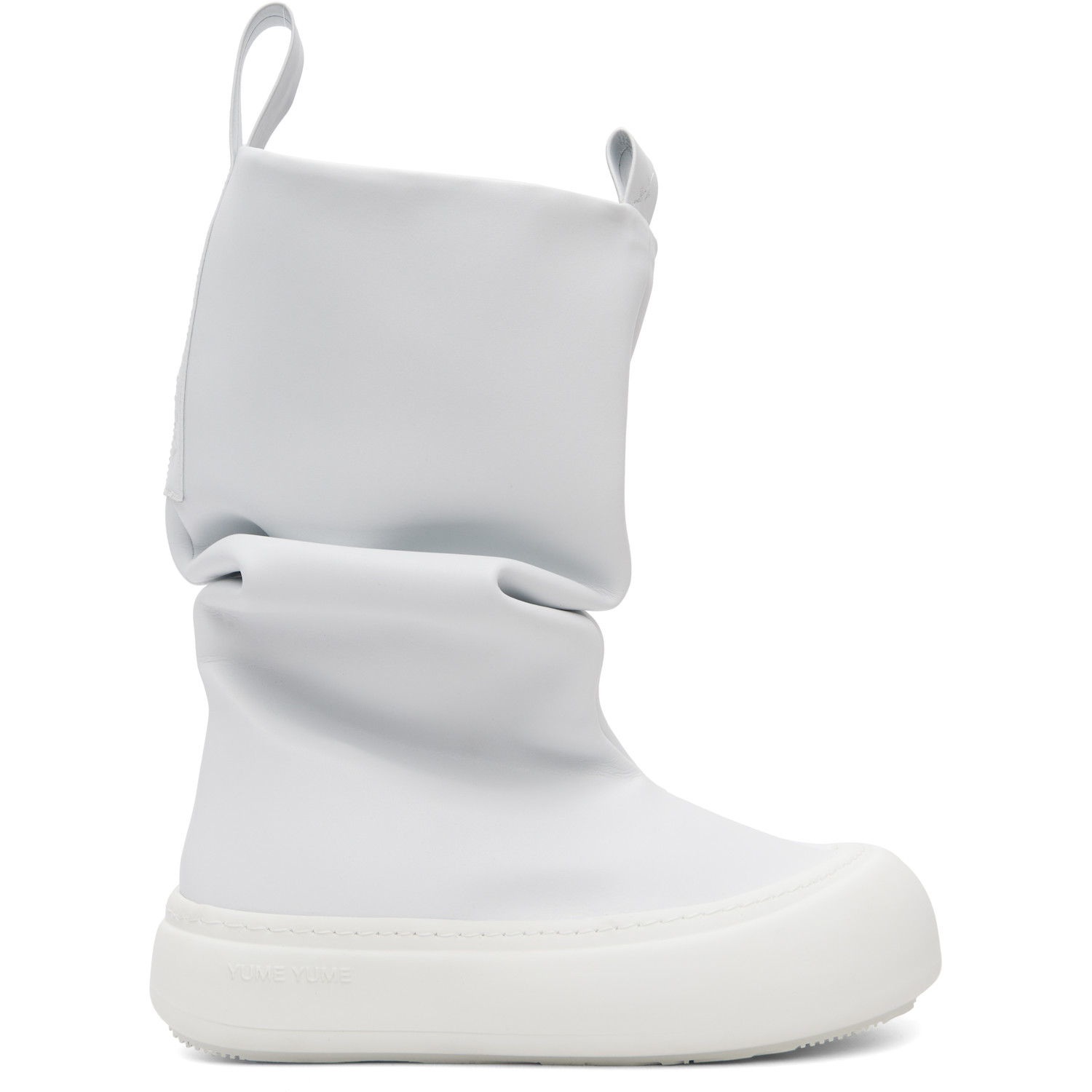 YUME YUME SSENSE Exclusive Off-White Low Fisherman Chelsea Boots