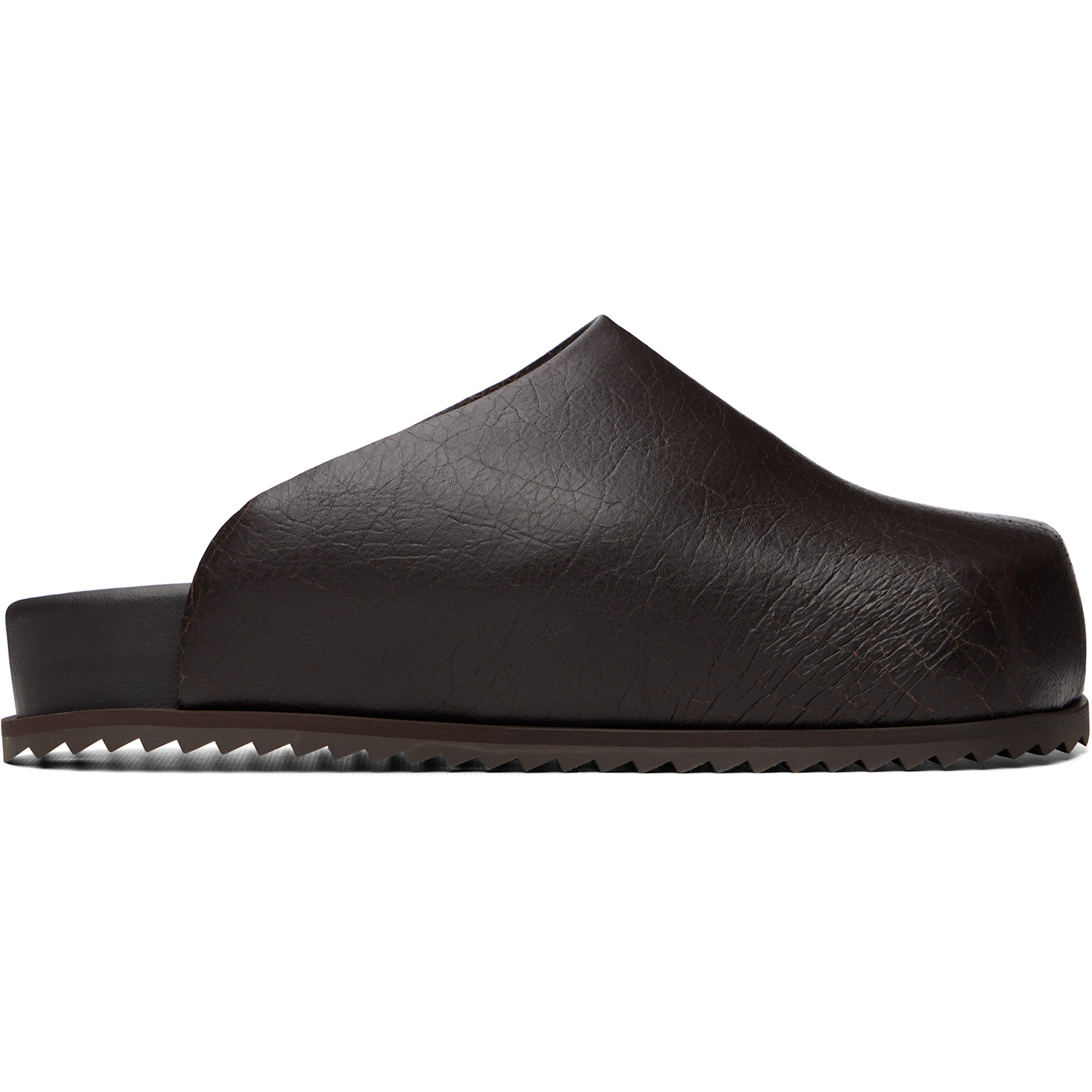 YUME YUME SSENSE Exclusive Brown Truck Slide Slip-on Loafers