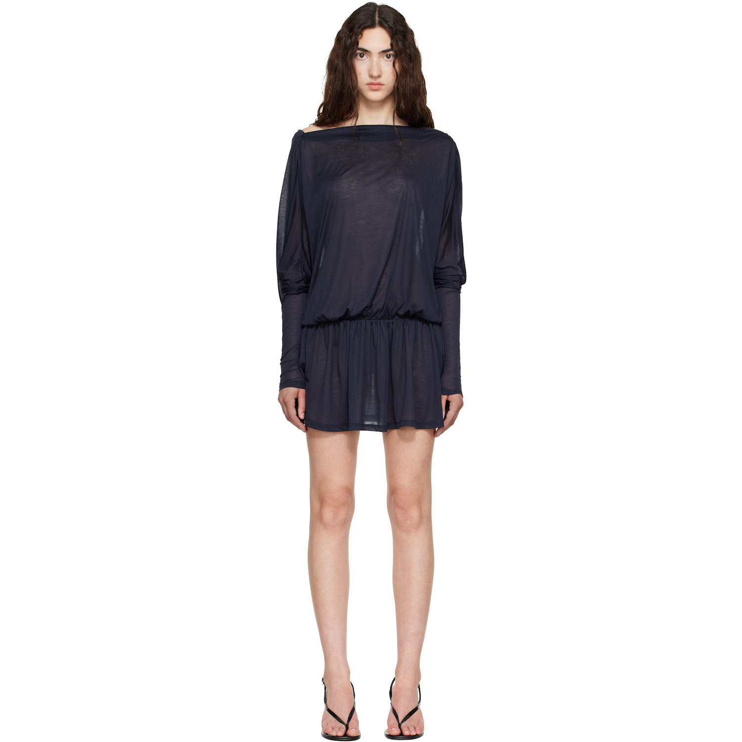 Belle Anna Navy Alder Minidress