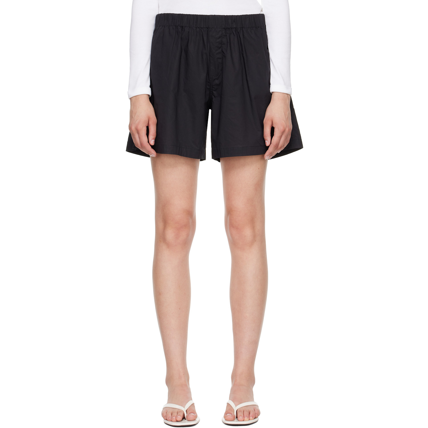Belle Anna Black Boxer Shorts