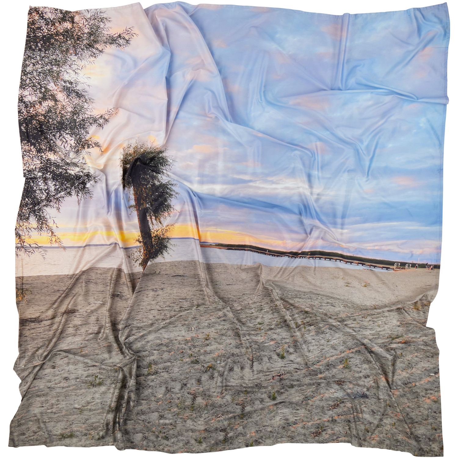  Bless Multicolor Nº71 Baltic Sea Sunset Bedding Set 