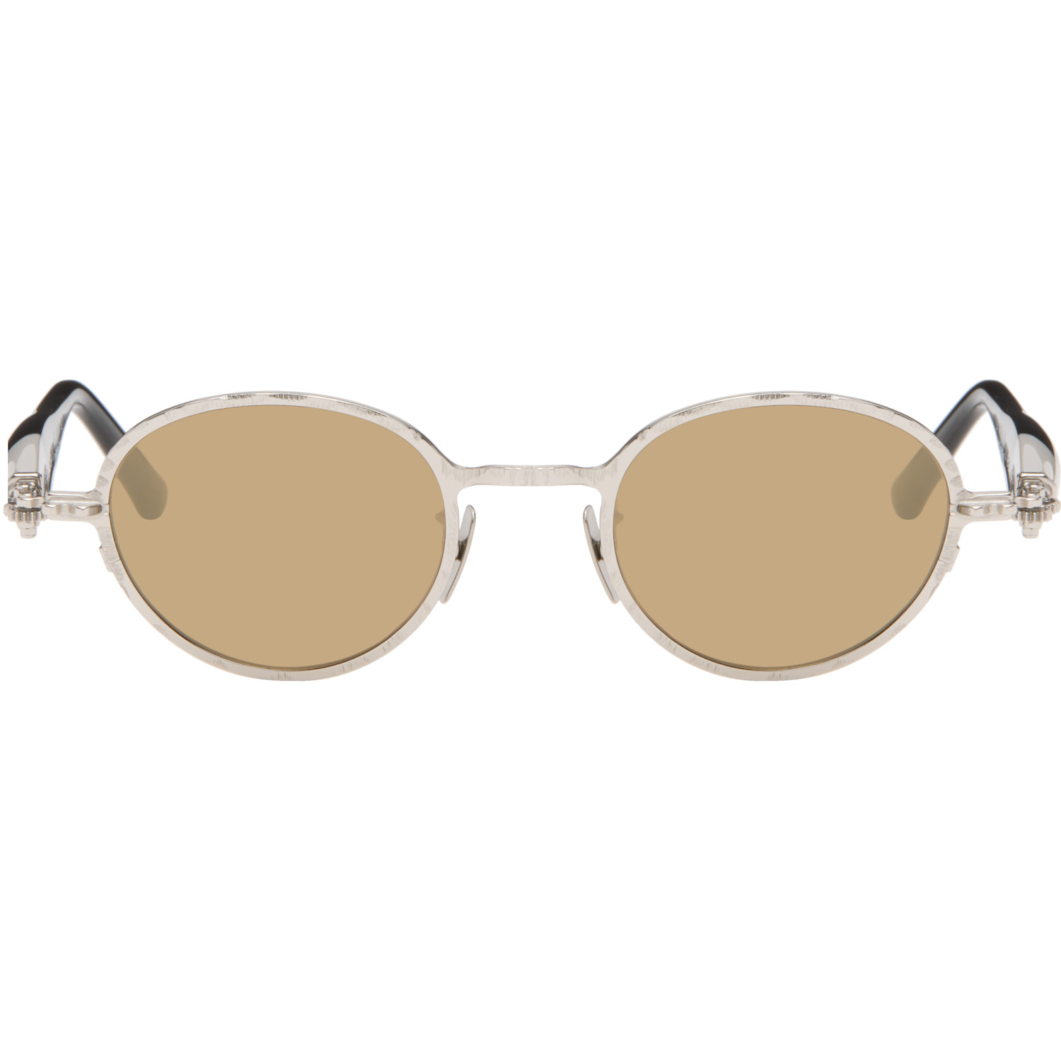 Kuboraum Silver & Black J74 Sunglasses