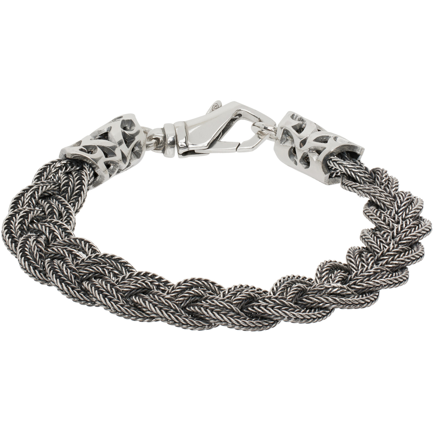Emanuele Bicocchi Flat Braided Bracelet