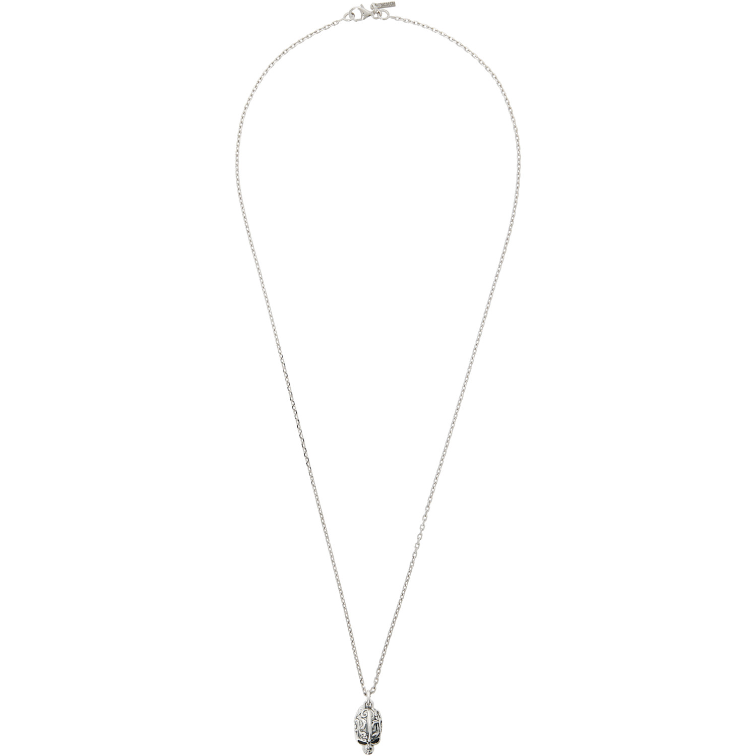 Emanuele Bicocchi Large Skull Necklace