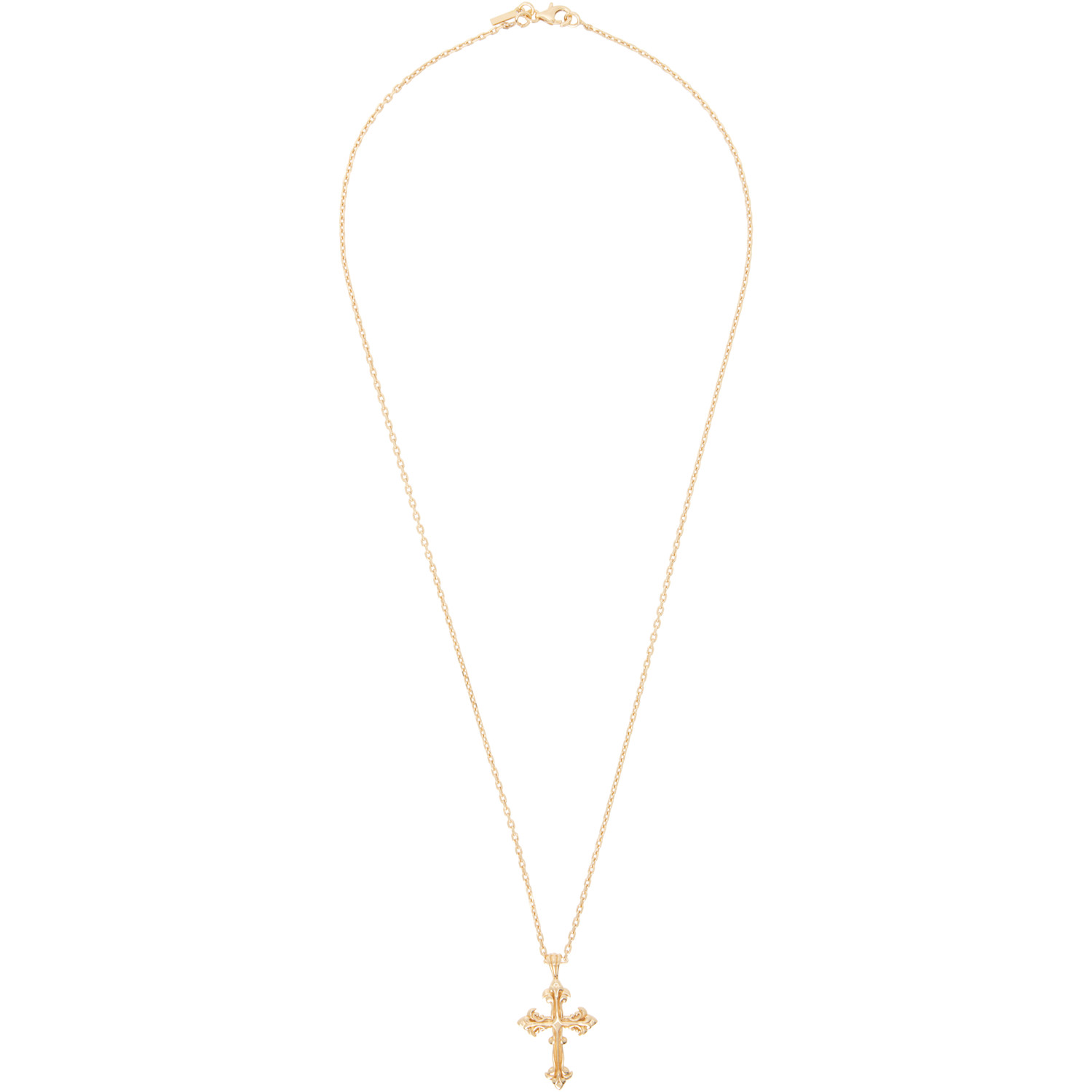 Emanuele Bicocchi Small Avelli Cross Necklace