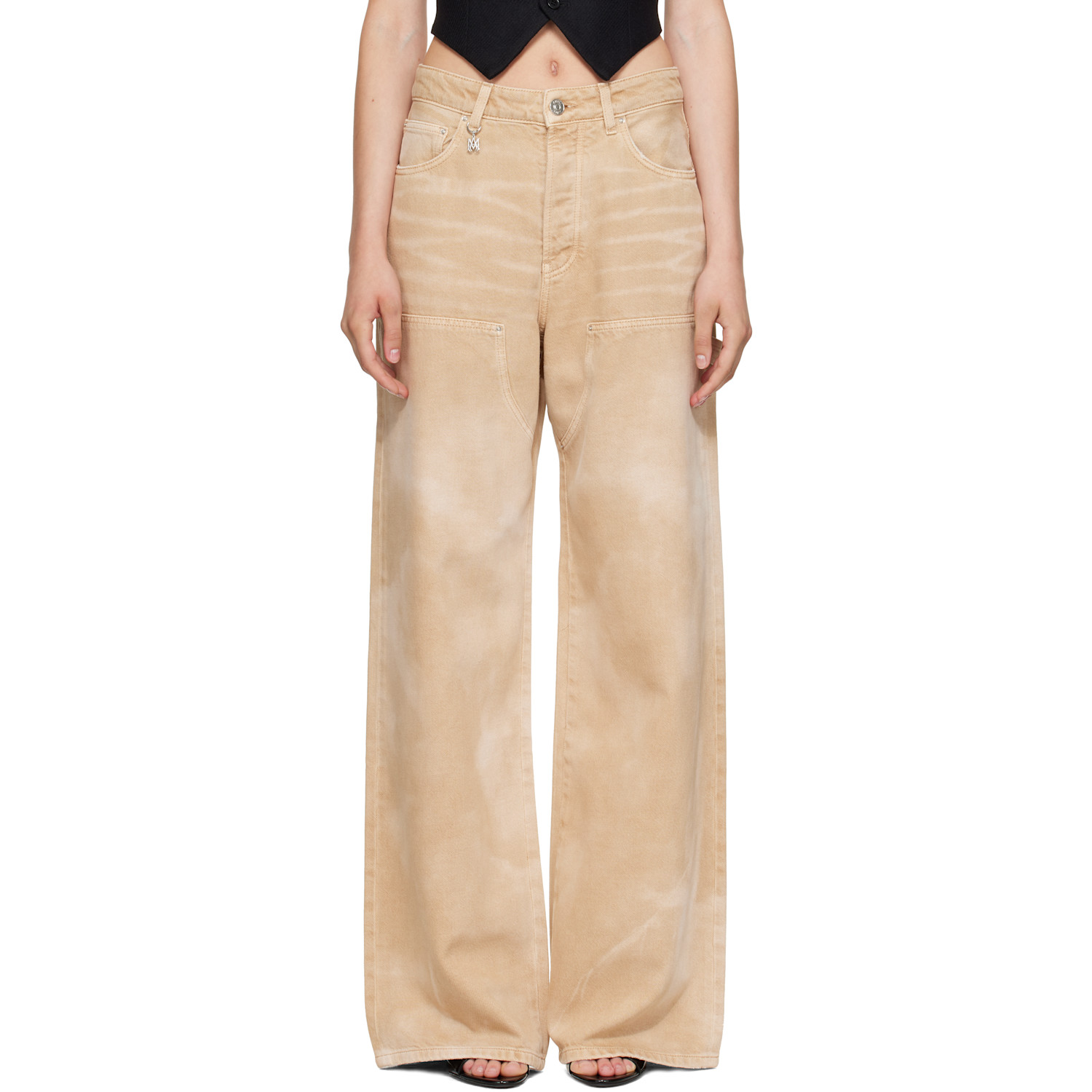 AMIRI Beige Carpenter Jeans