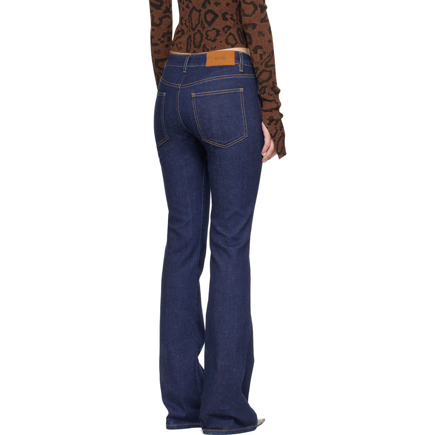  Amiri Blue Raw Jeans 