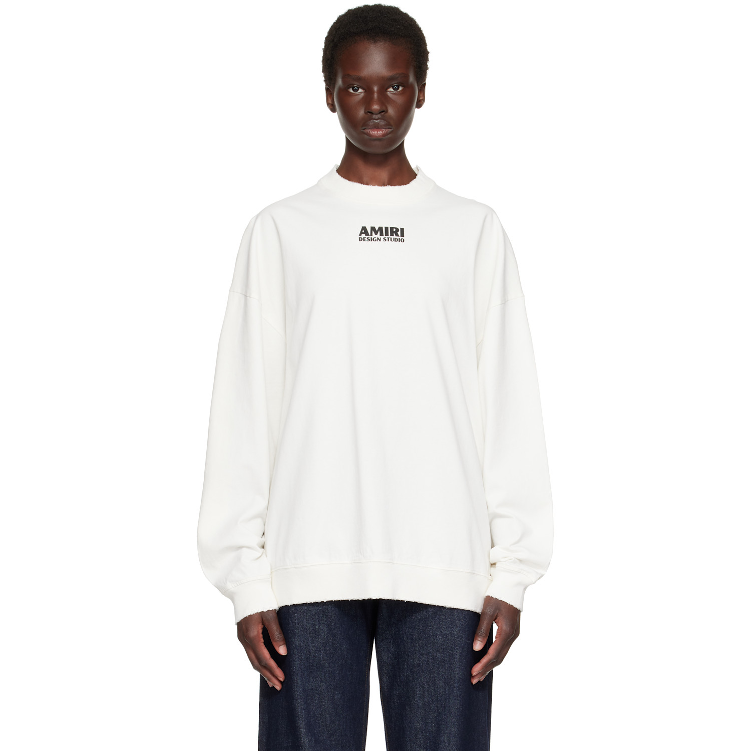Amiri Off-white '1994' Crew Sweatshirt