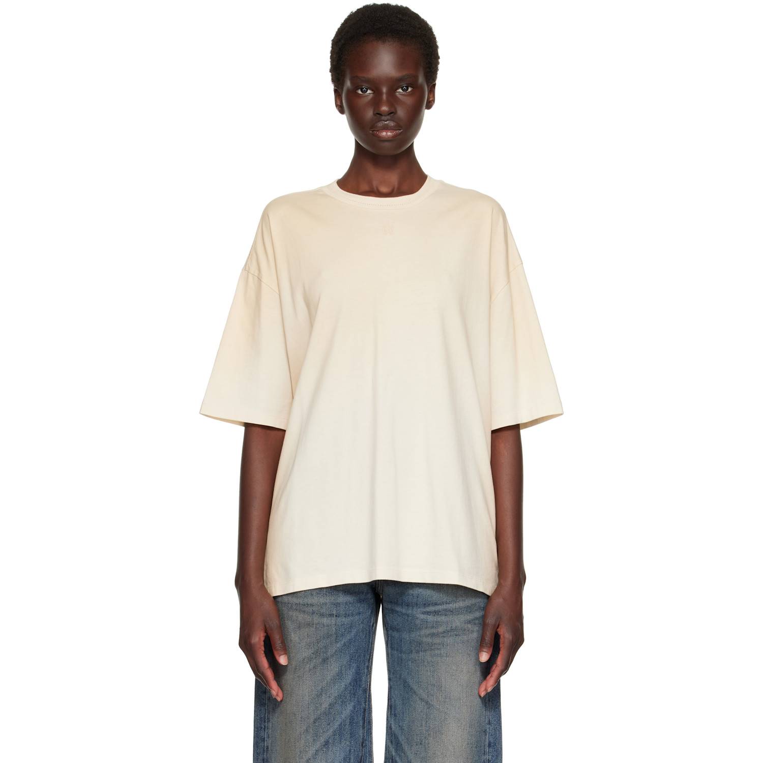 AMIRI Beige MA Oversized T-shirt
