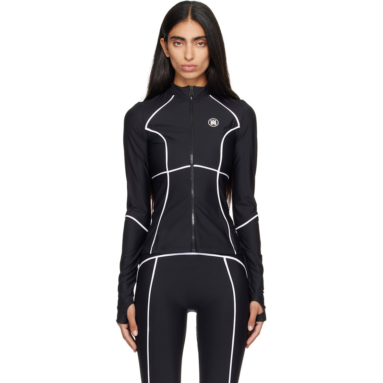 AMIRI Black MA Zipped Track Jacket