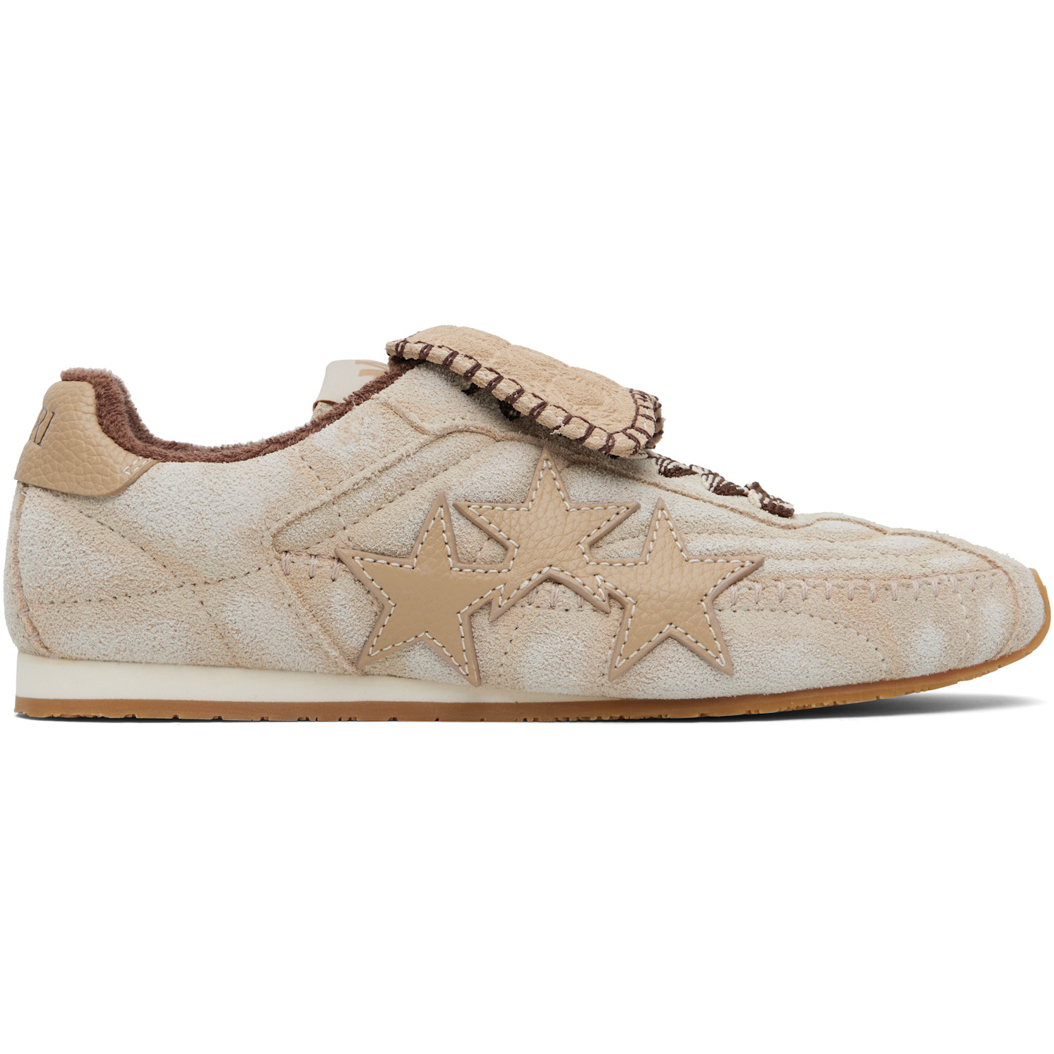 AMIRI Beige Pacific Flat Sneakers