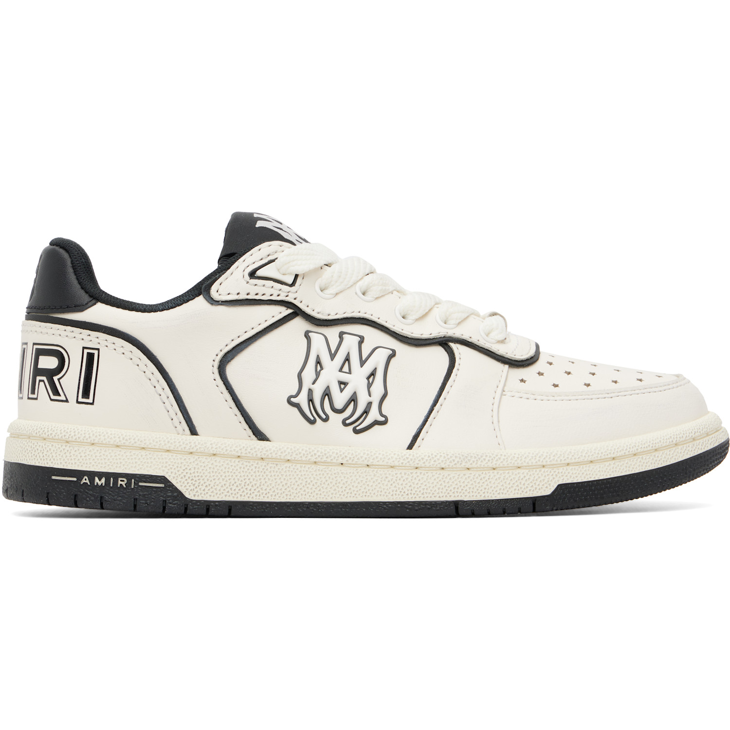 AMIRI Off-White & Black Newport Sneakers