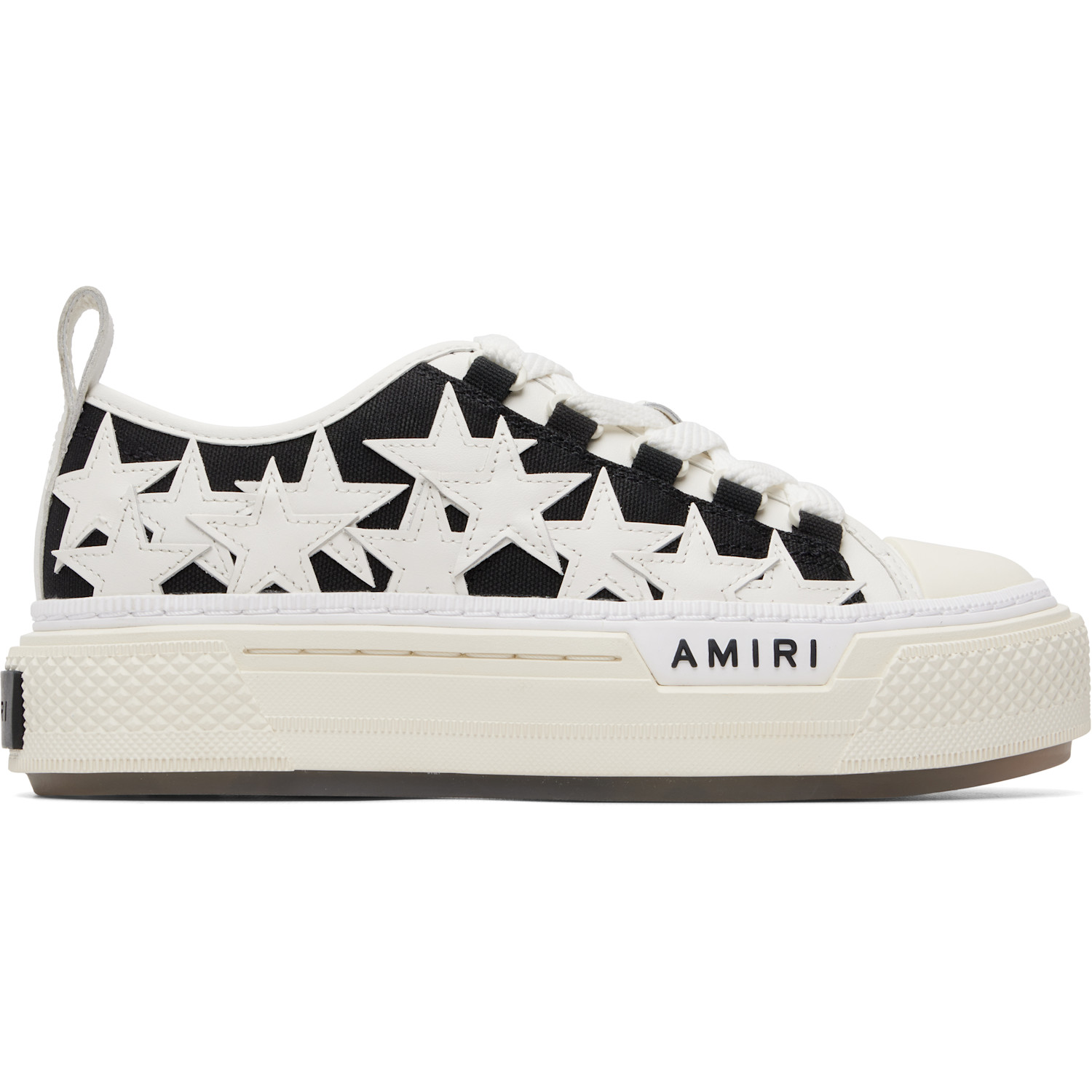 AMIRI Black & White Stars Court Low Sneakers