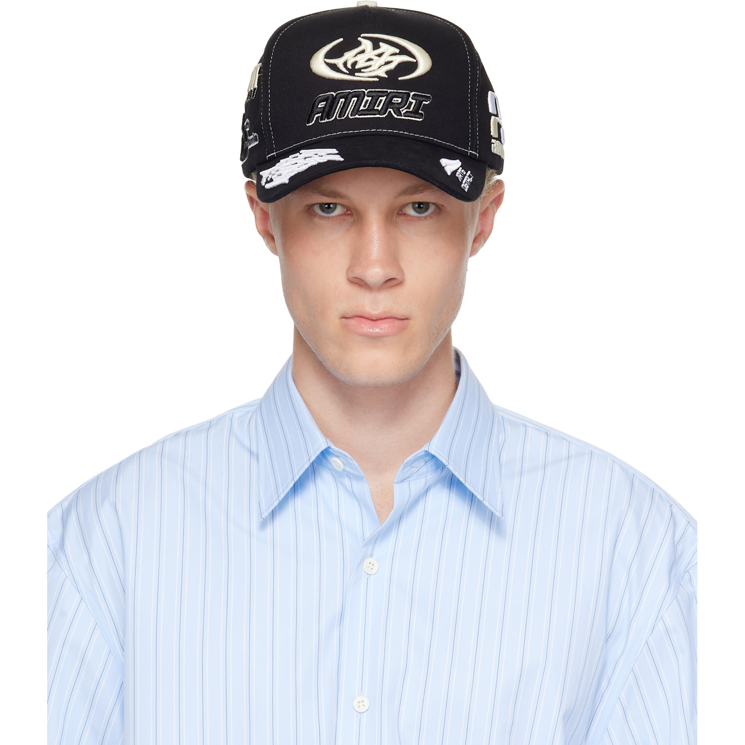 AMIRI Black 'Amiri Sport' Cotton Cap