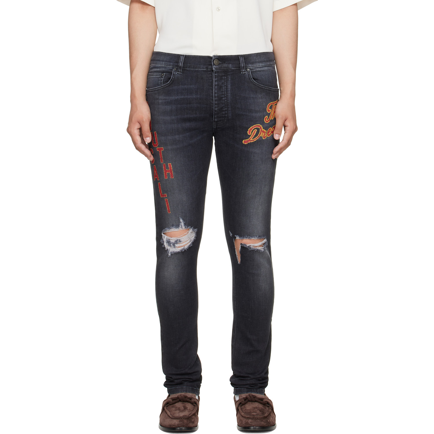 AMIRI Black 'South Cali' Skinny Jeans