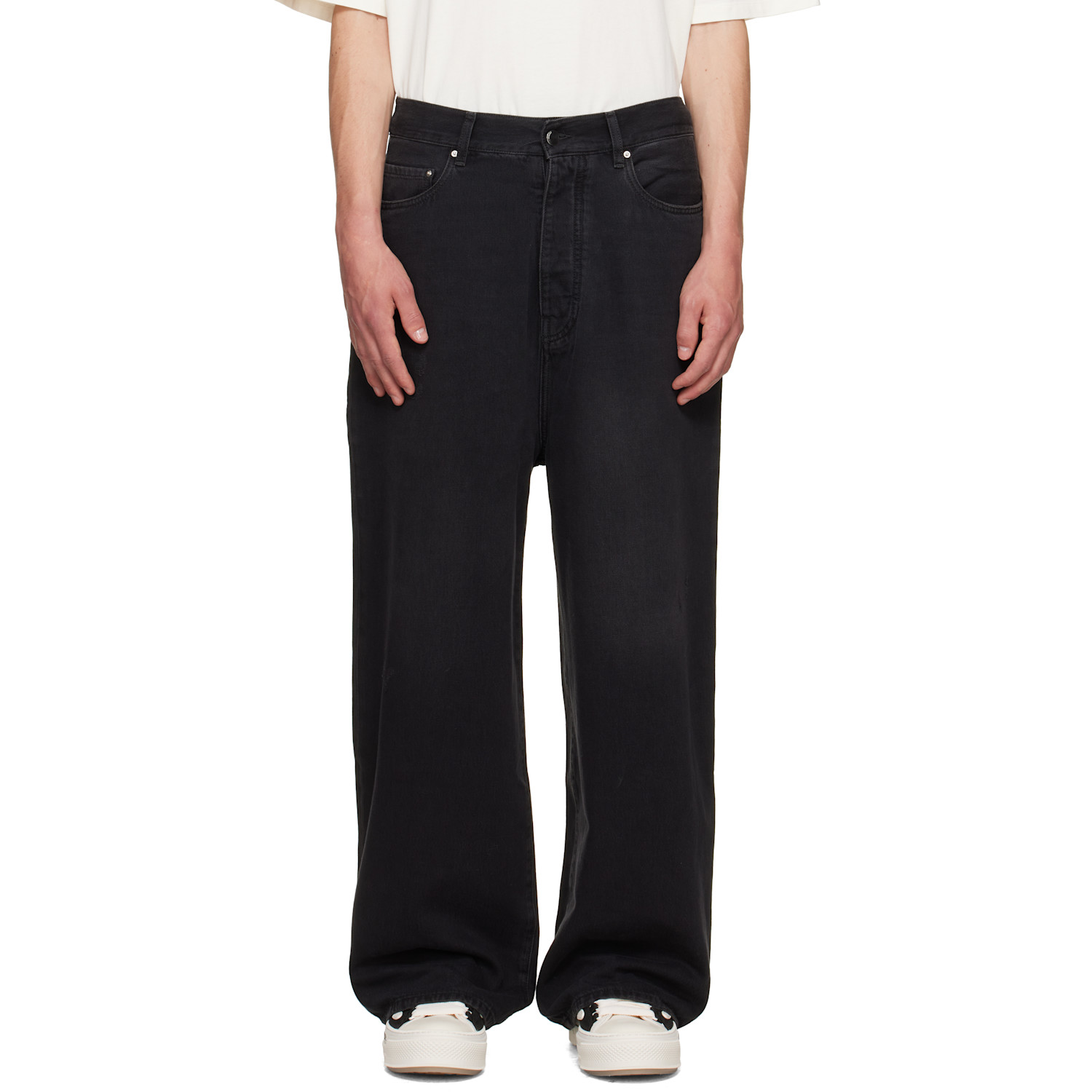 AMIRI Black Baggy Jeans