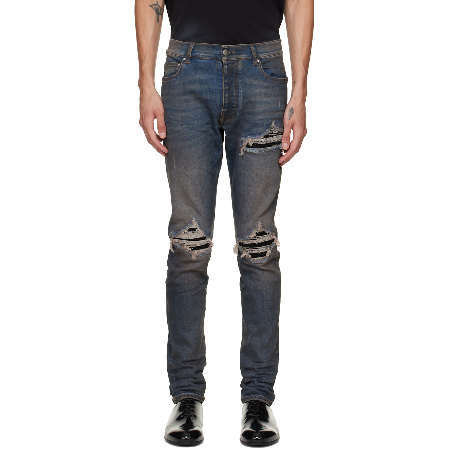 AMIRI Blue MX1 Ultrasuede Jeans