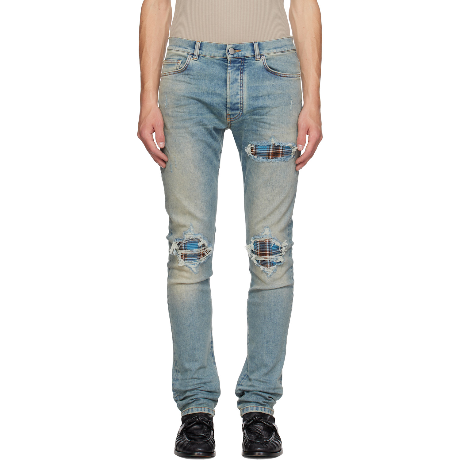 AMIRI Blue Flannel MX1 Jeans