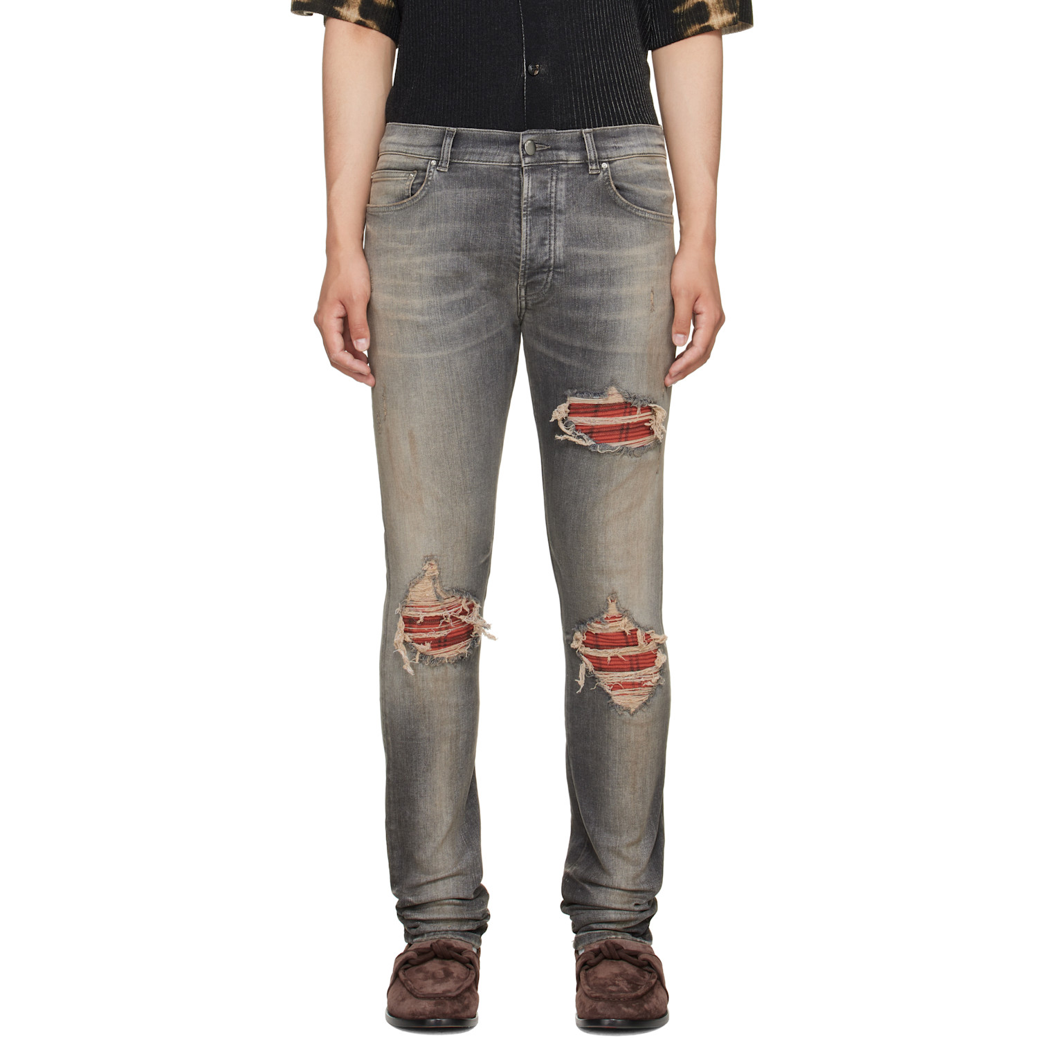 AMIRI Blue Flannel MX1 Jeans