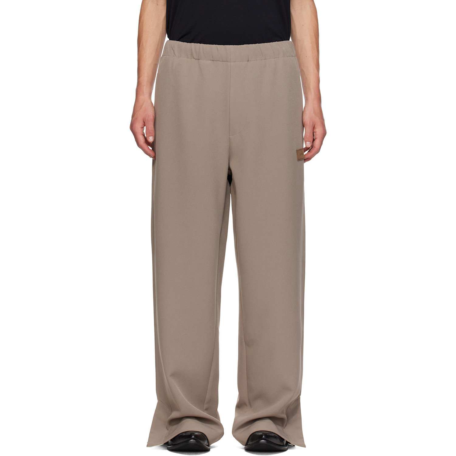 AMIRI Beige 'Amiri' Patch Caddy Sweatpants